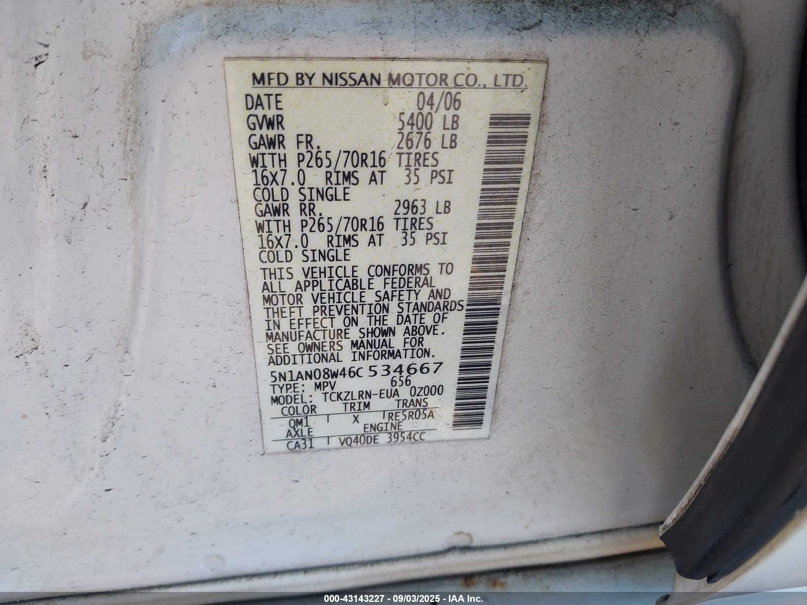 NISSAN XTERRA image 9