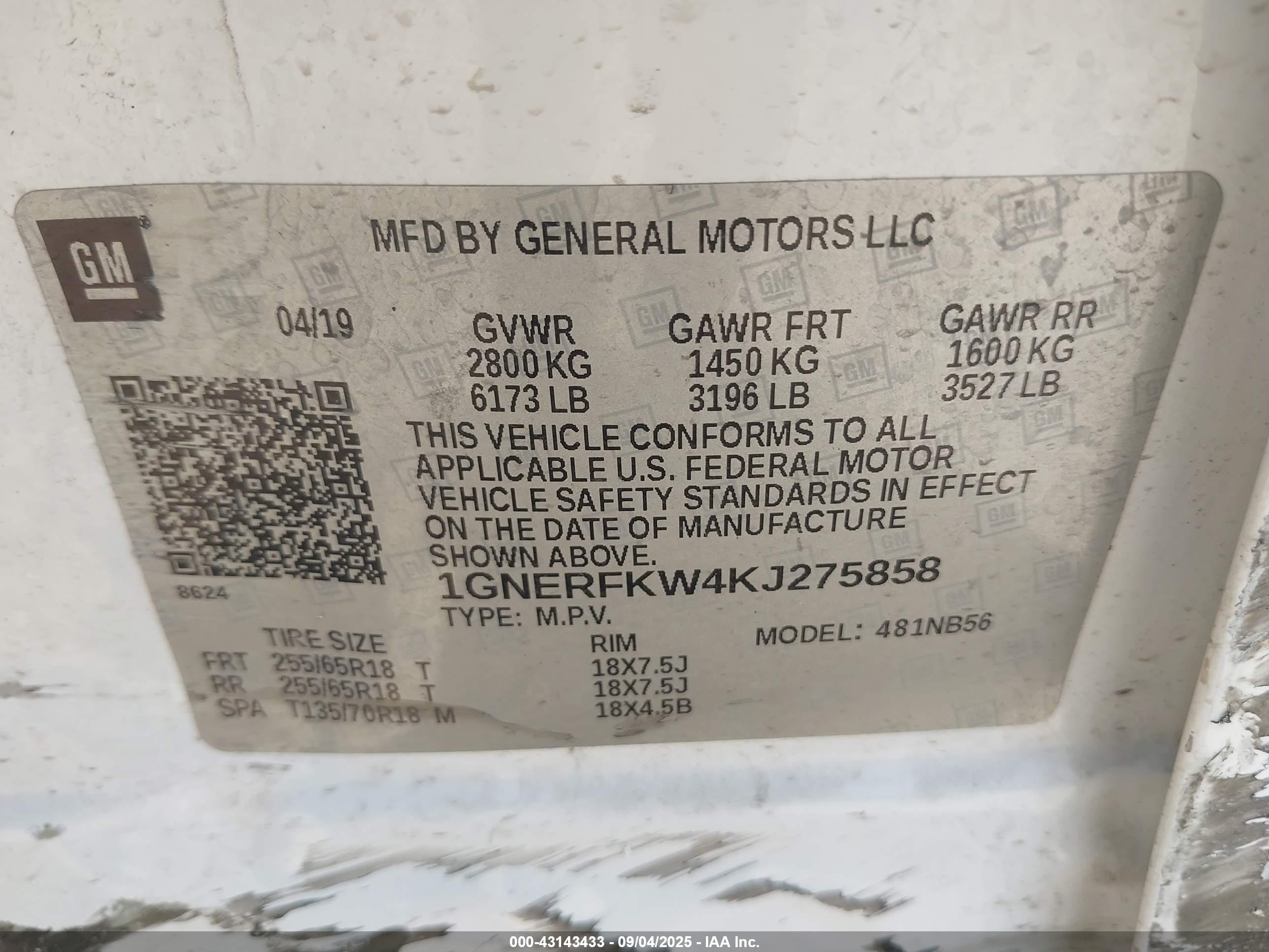CHEVROLET TRAVERSE image 9