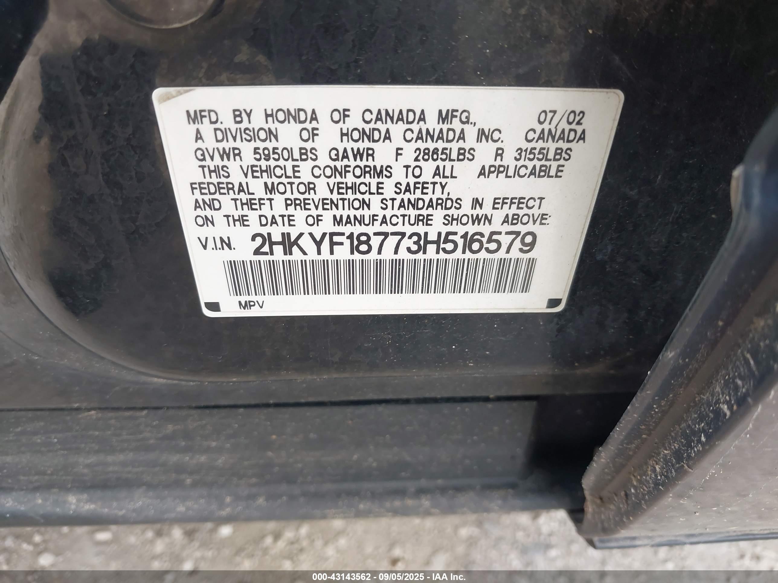HONDA PILOT image 9