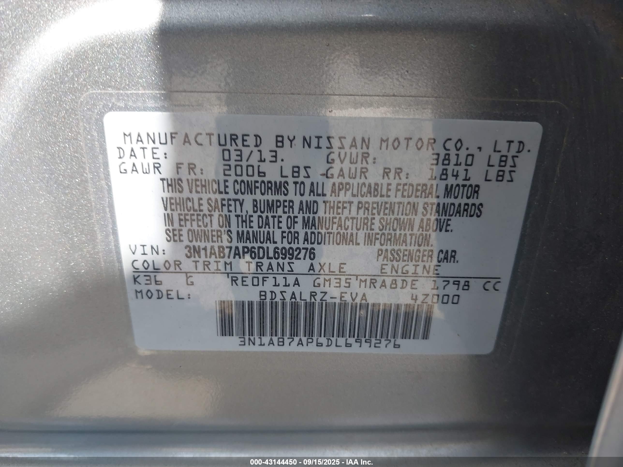 NISSAN SENTRA image 9