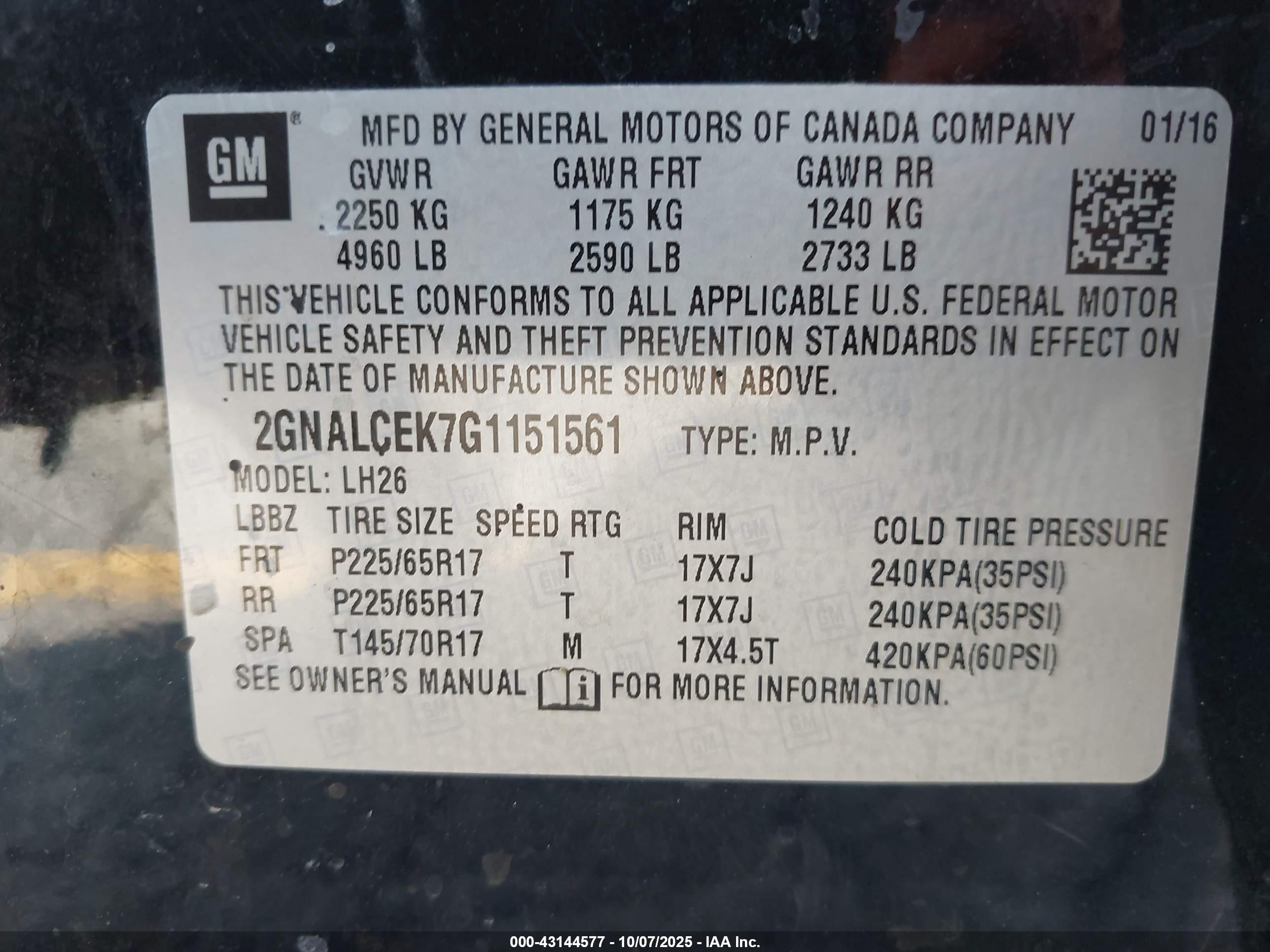 CHEVROLET EQUINOX image 9