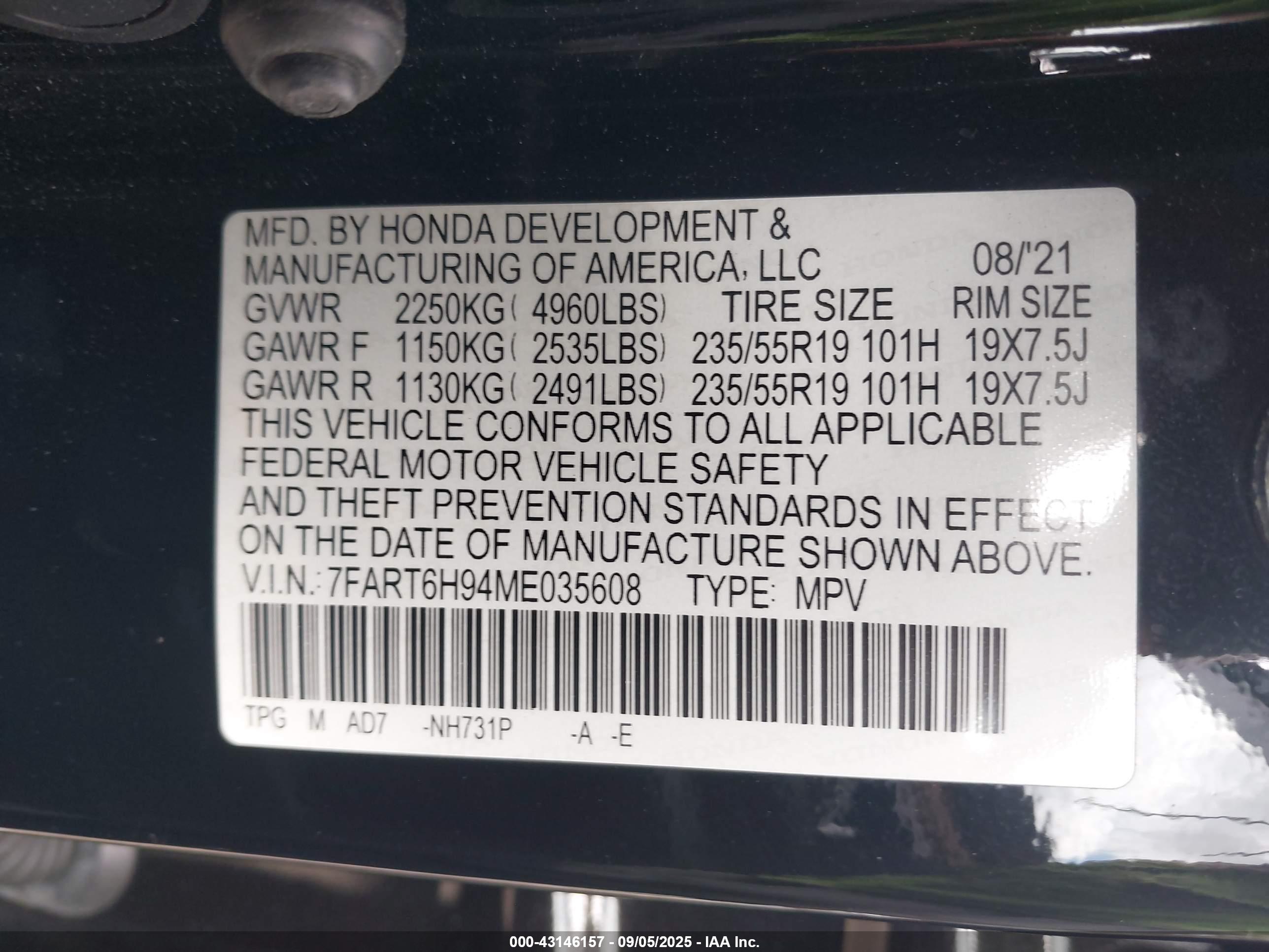 HONDA CR-V image 9