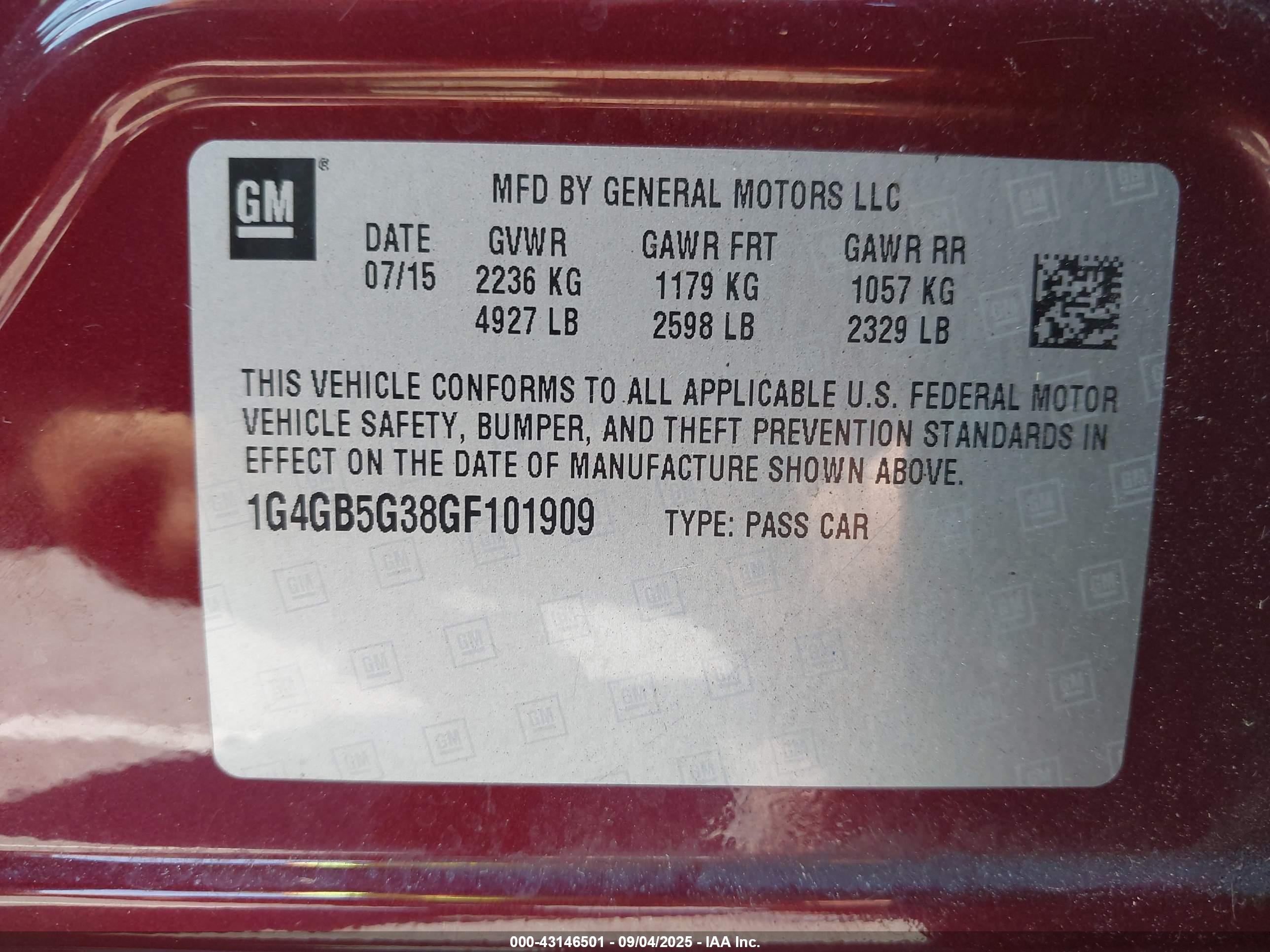 BUICK LACROSSE image 9