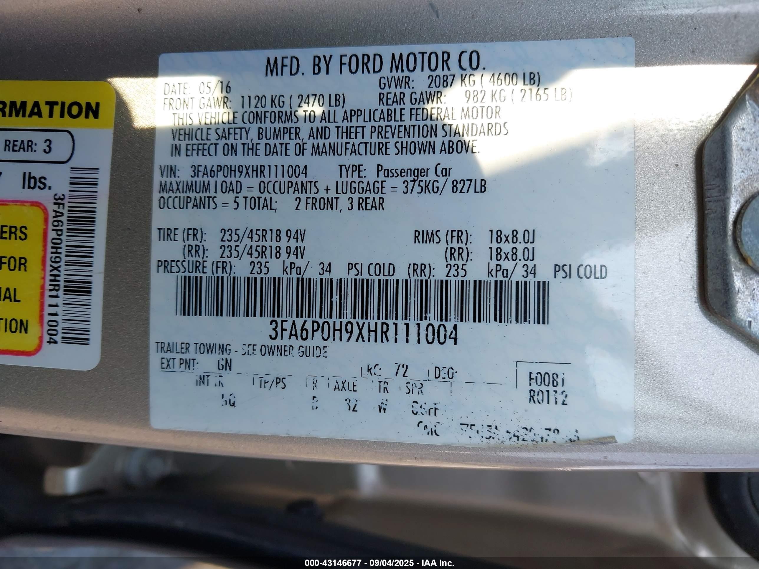 FORD FUSION image 9