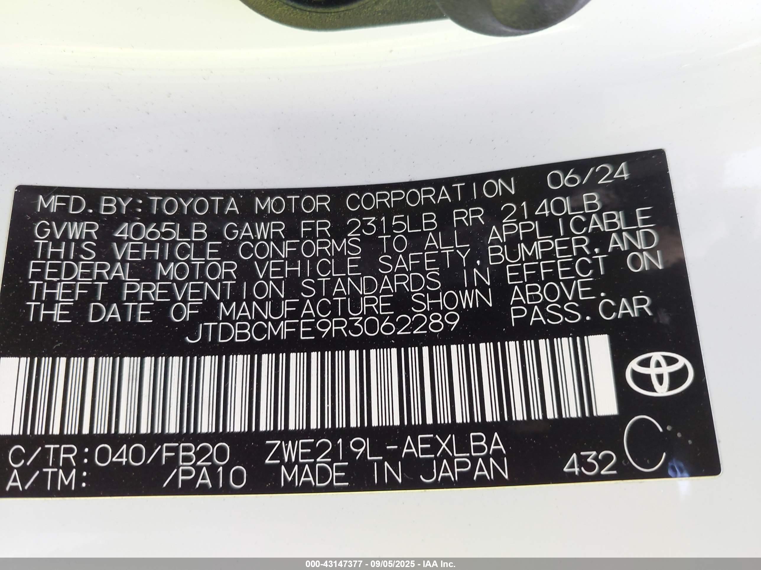 TOYOTA COROLLA image 9