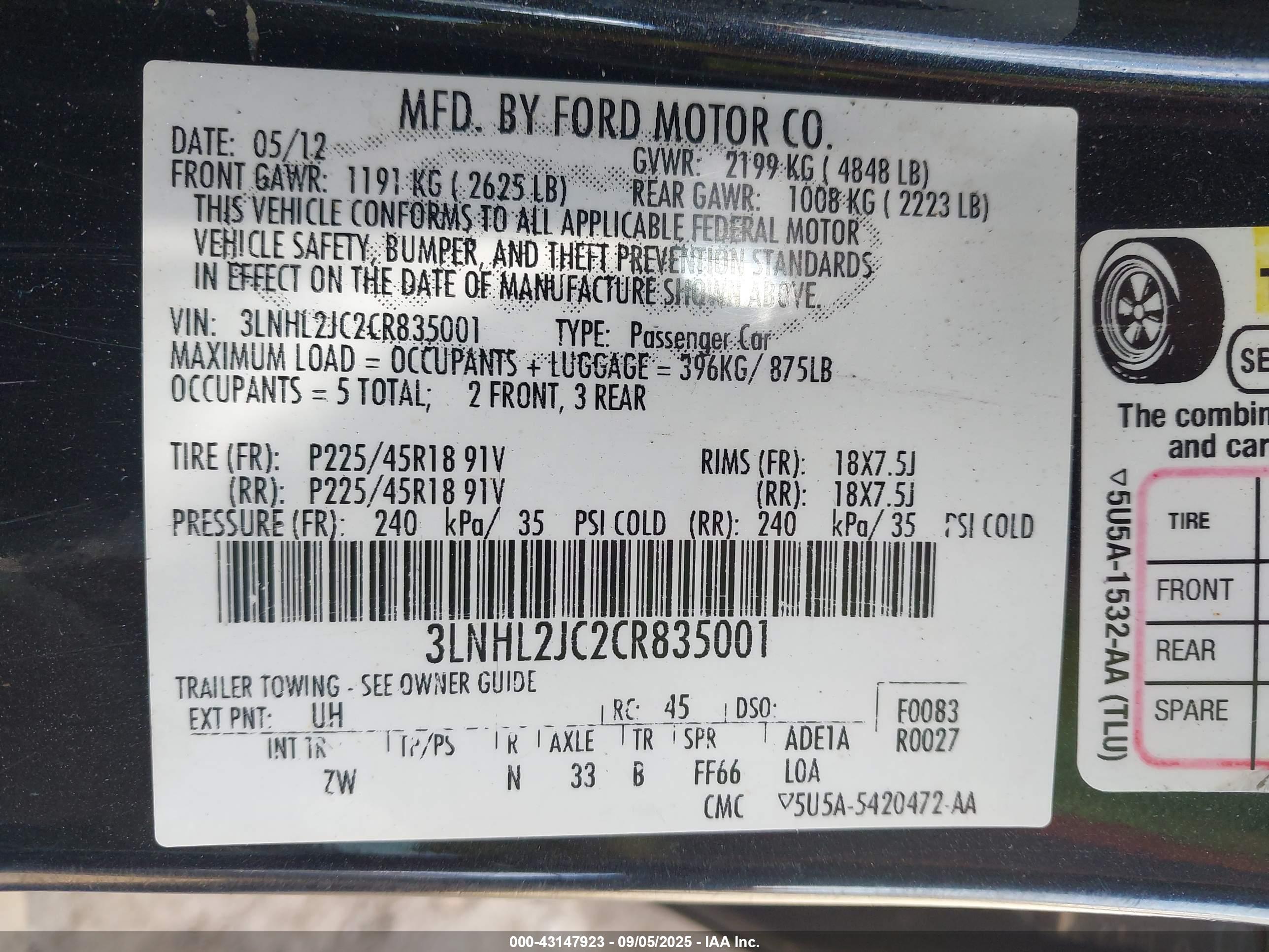 LINCOLN MKZ image 9