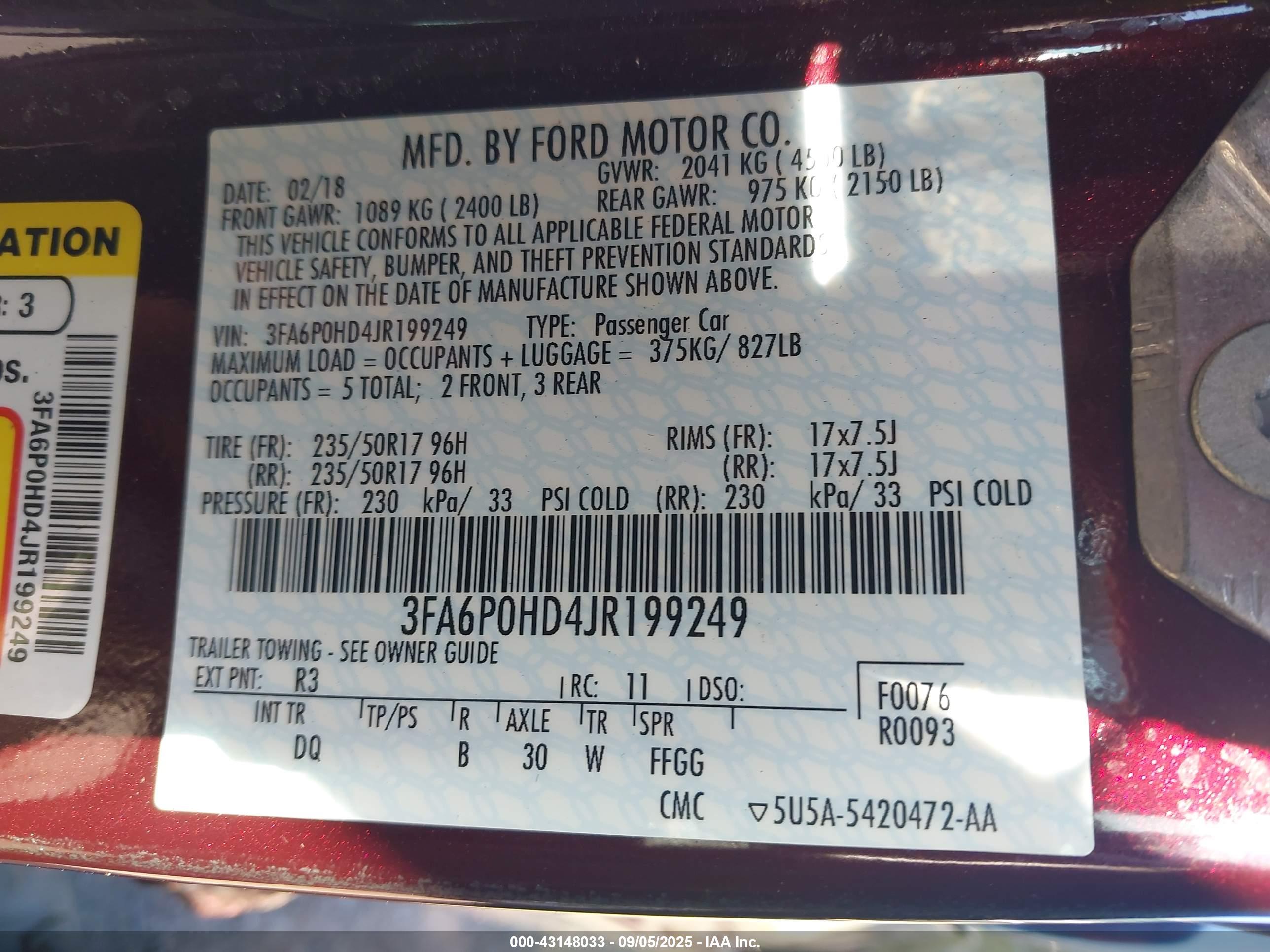 FORD FUSION image 9