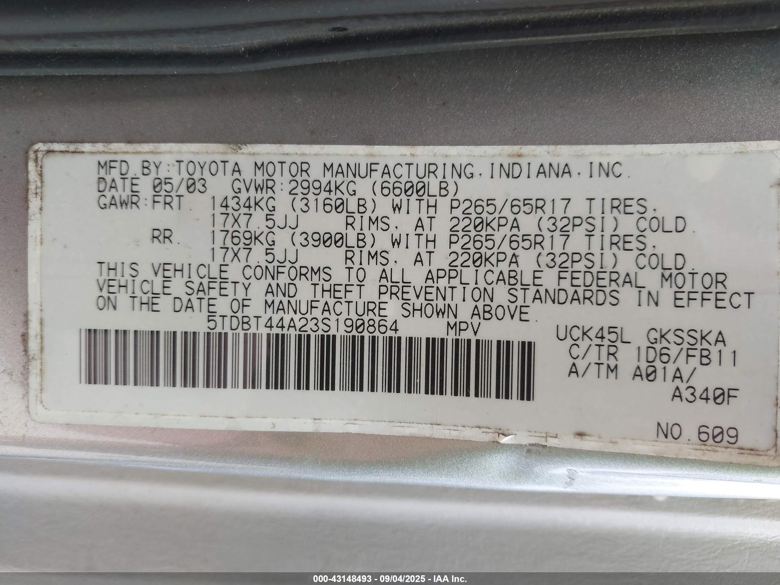 TOYOTA SEQUOIA image 9