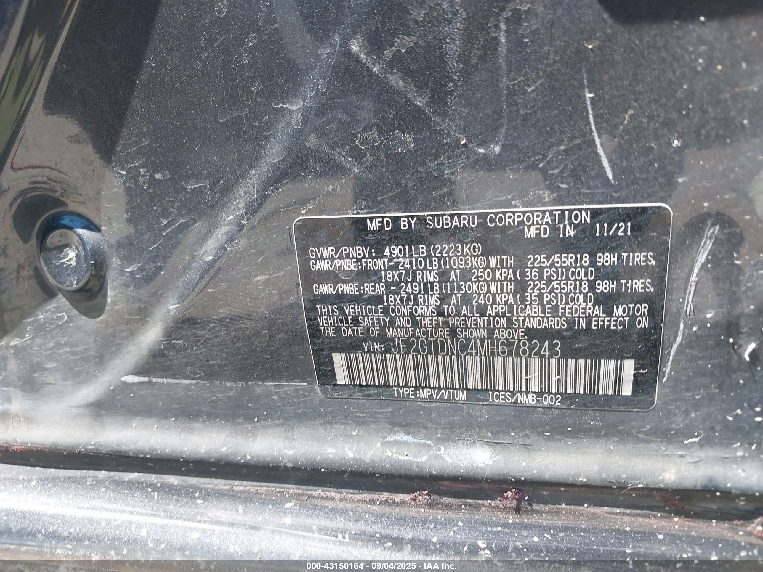 SUBARU CROSSTREK image 9