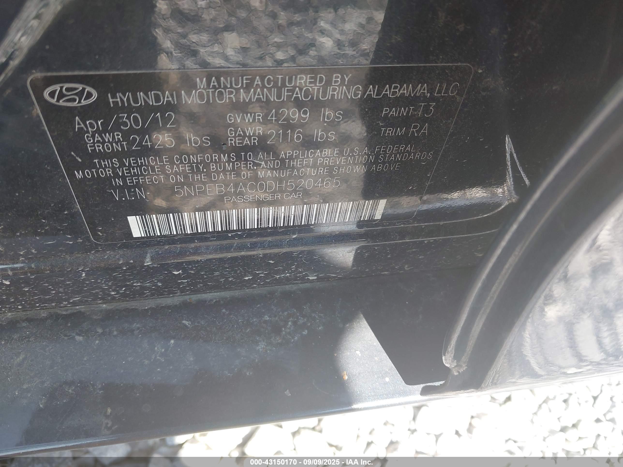 HYUNDAI SONATA image 9