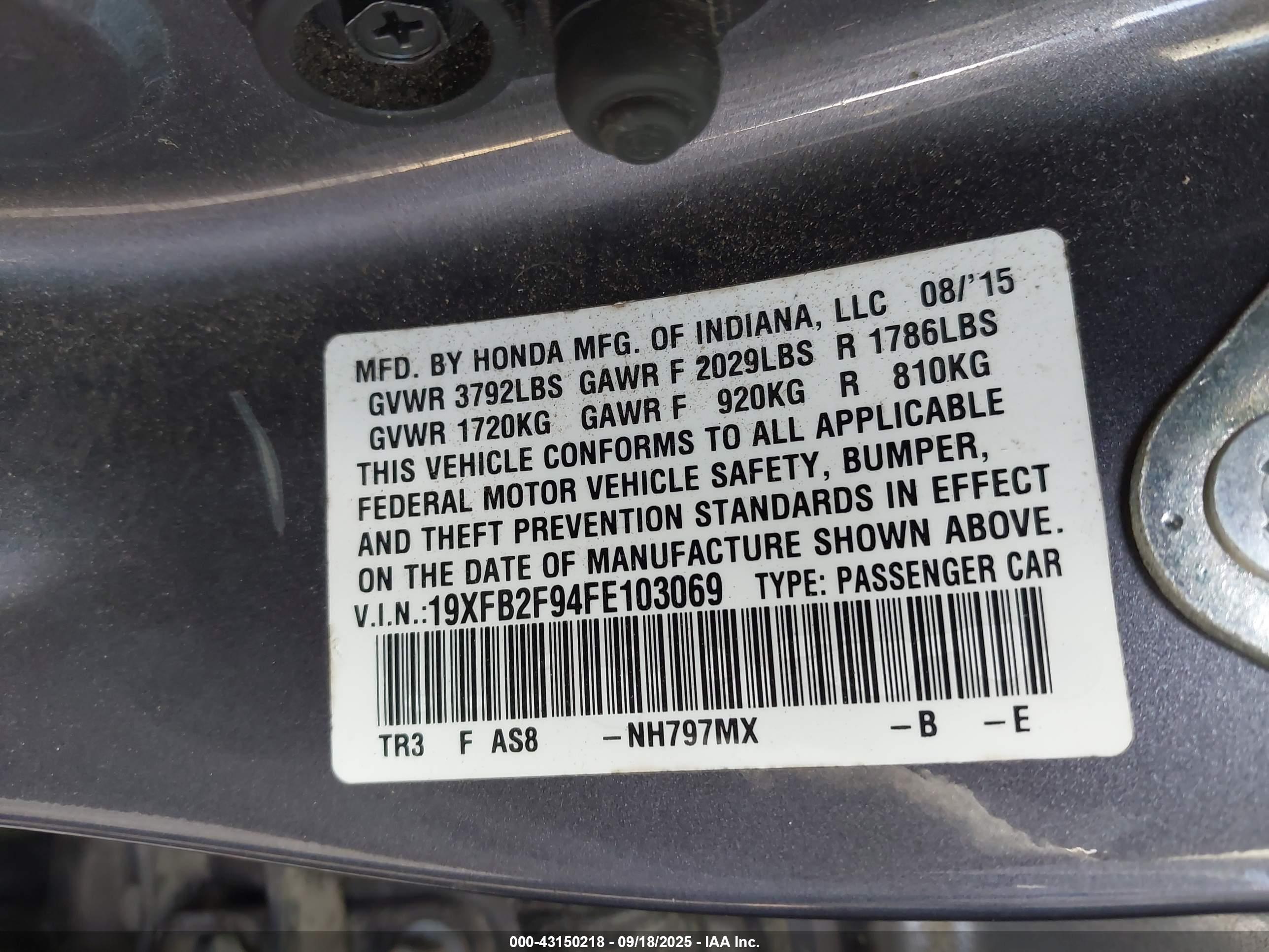 HONDA CIVIC image 9