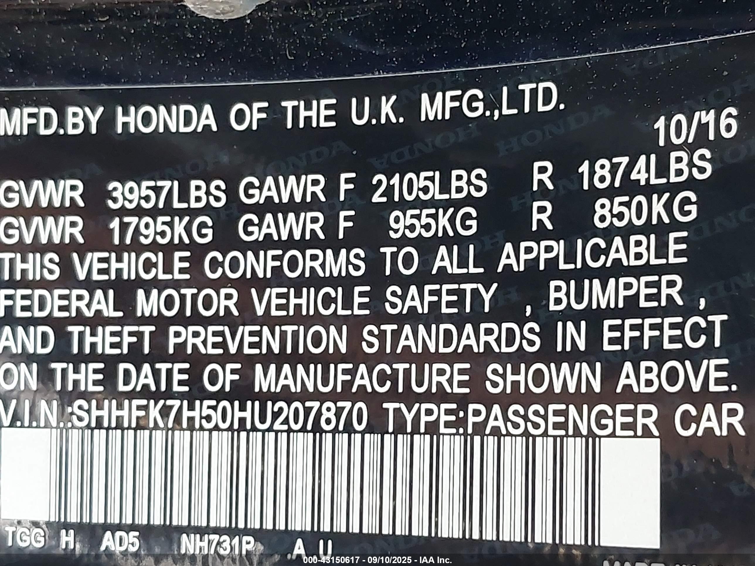 HONDA CIVIC image 9