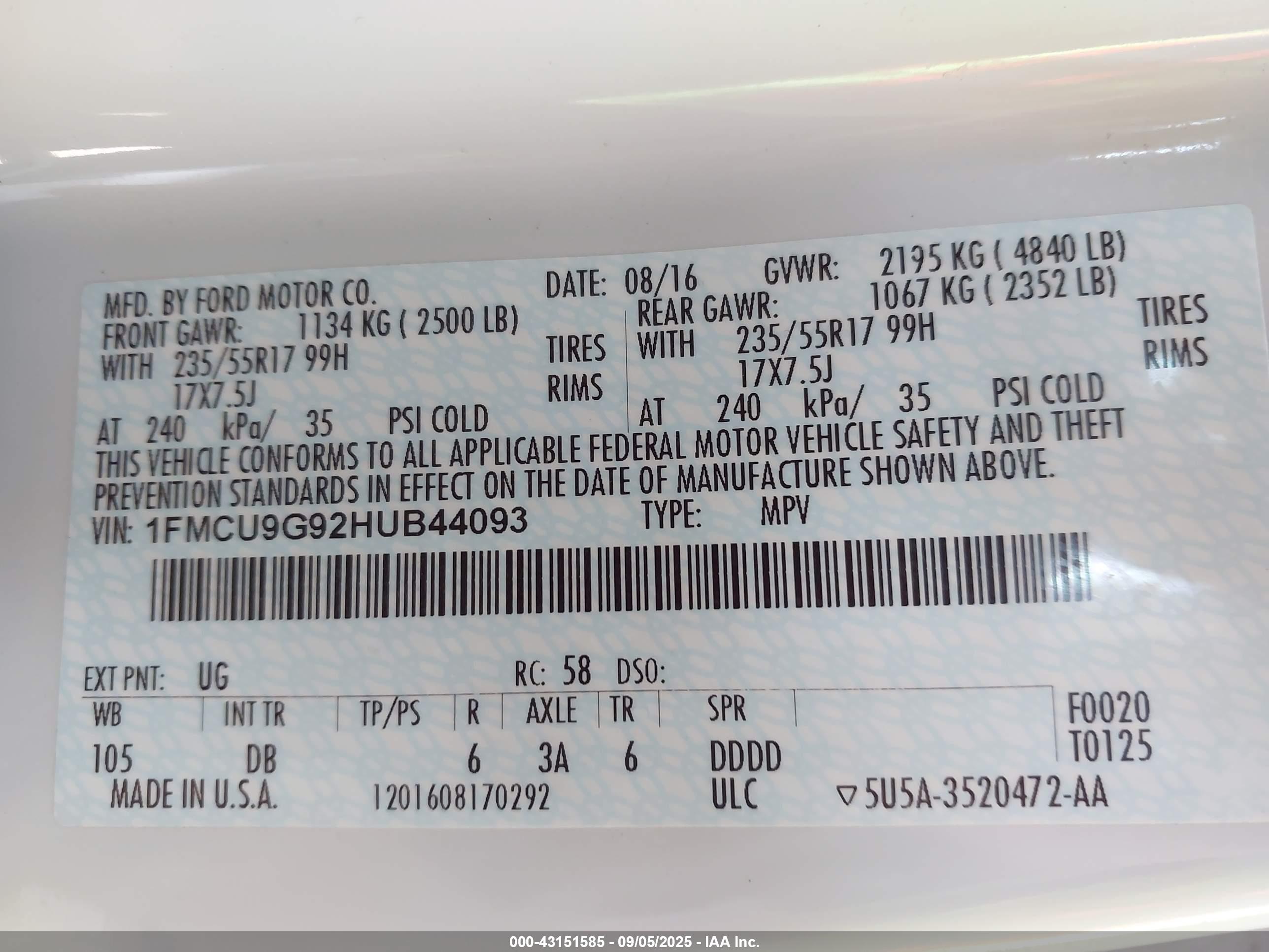 FORD ESCAPE image 9