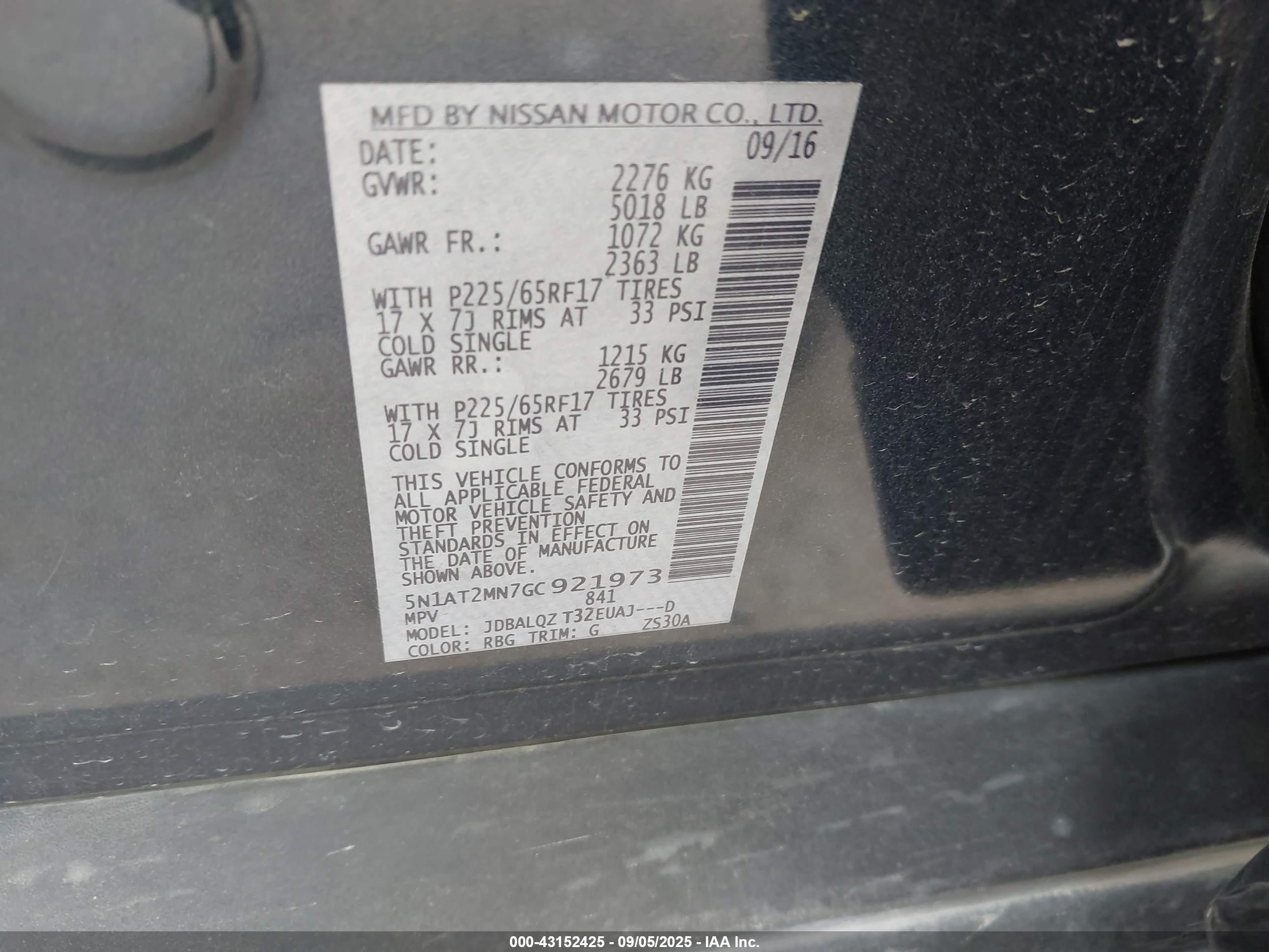 NISSAN ROGUE image 9
