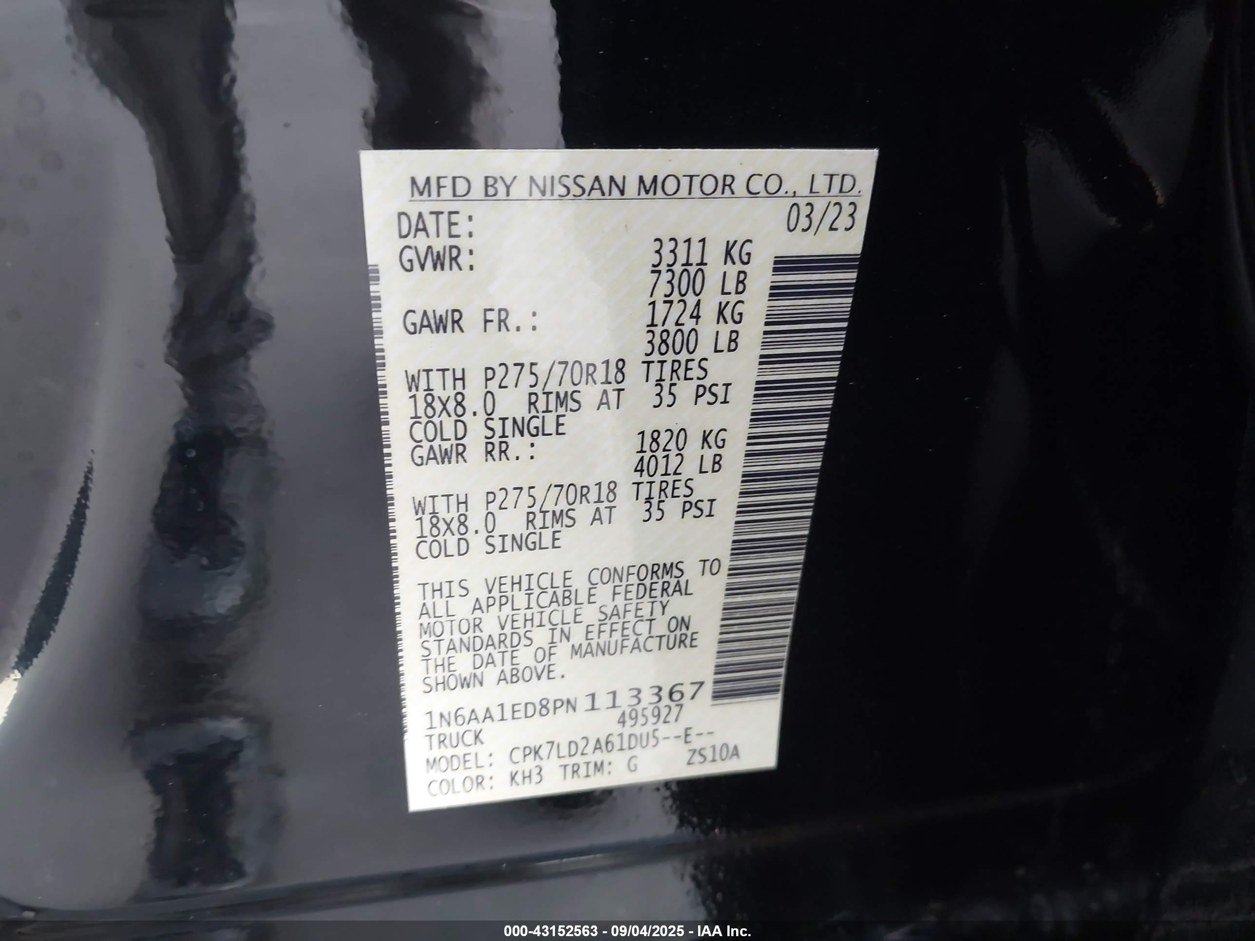 NISSAN TITAN image 9