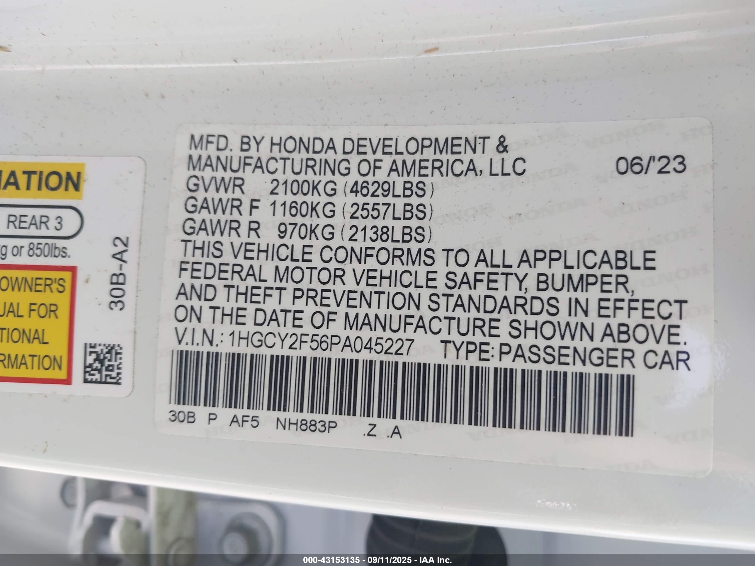 HONDA ACCORD image 9