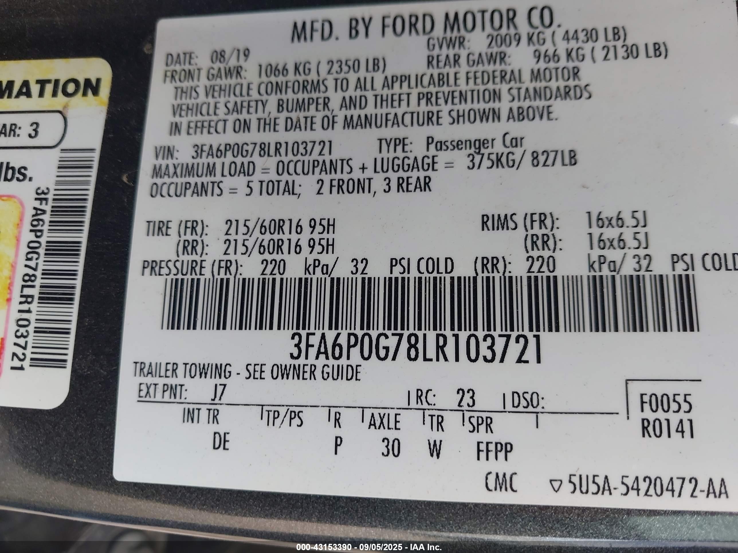 FORD FUSION image 9