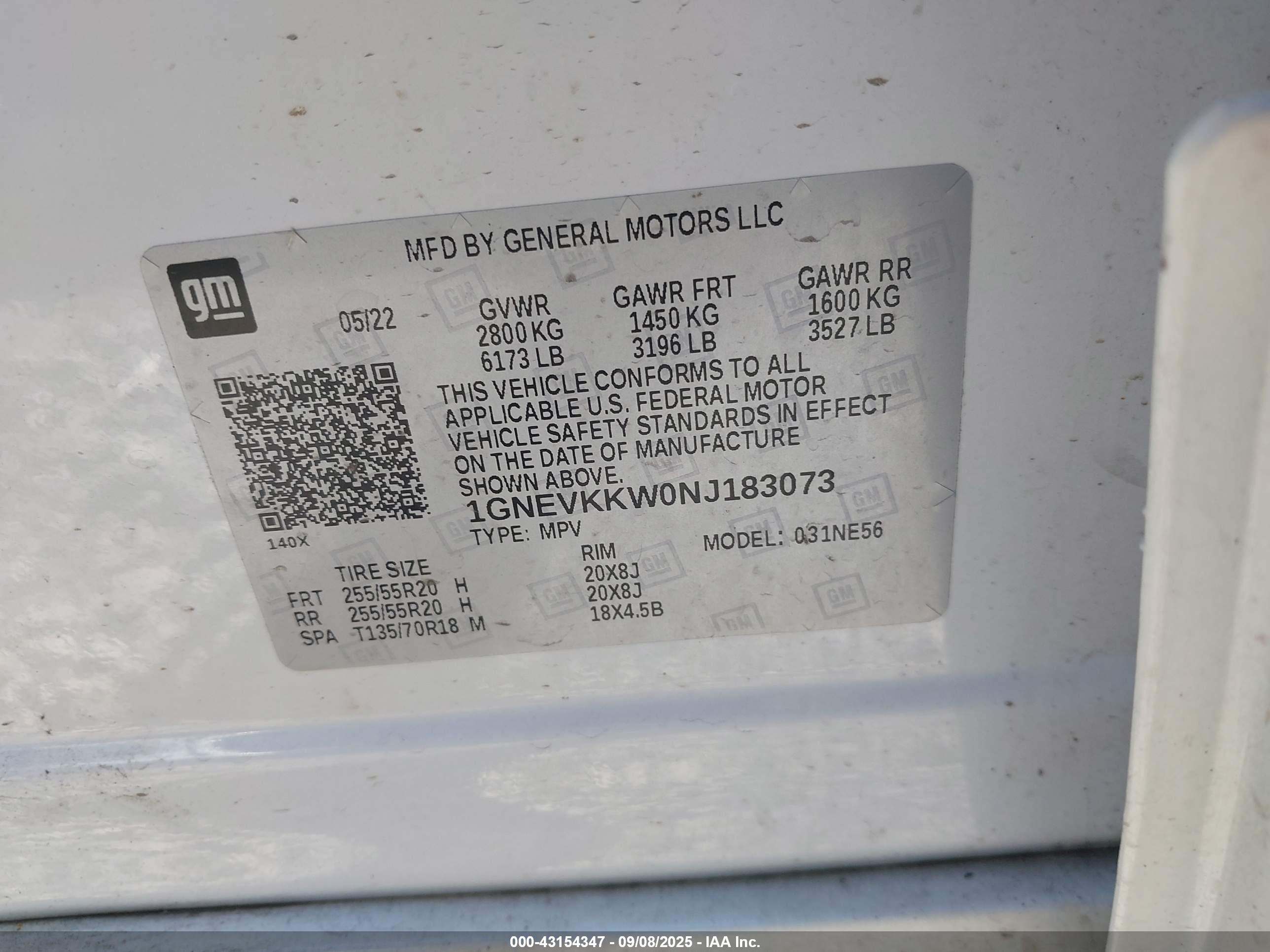 CHEVROLET TRAVERSE image 9