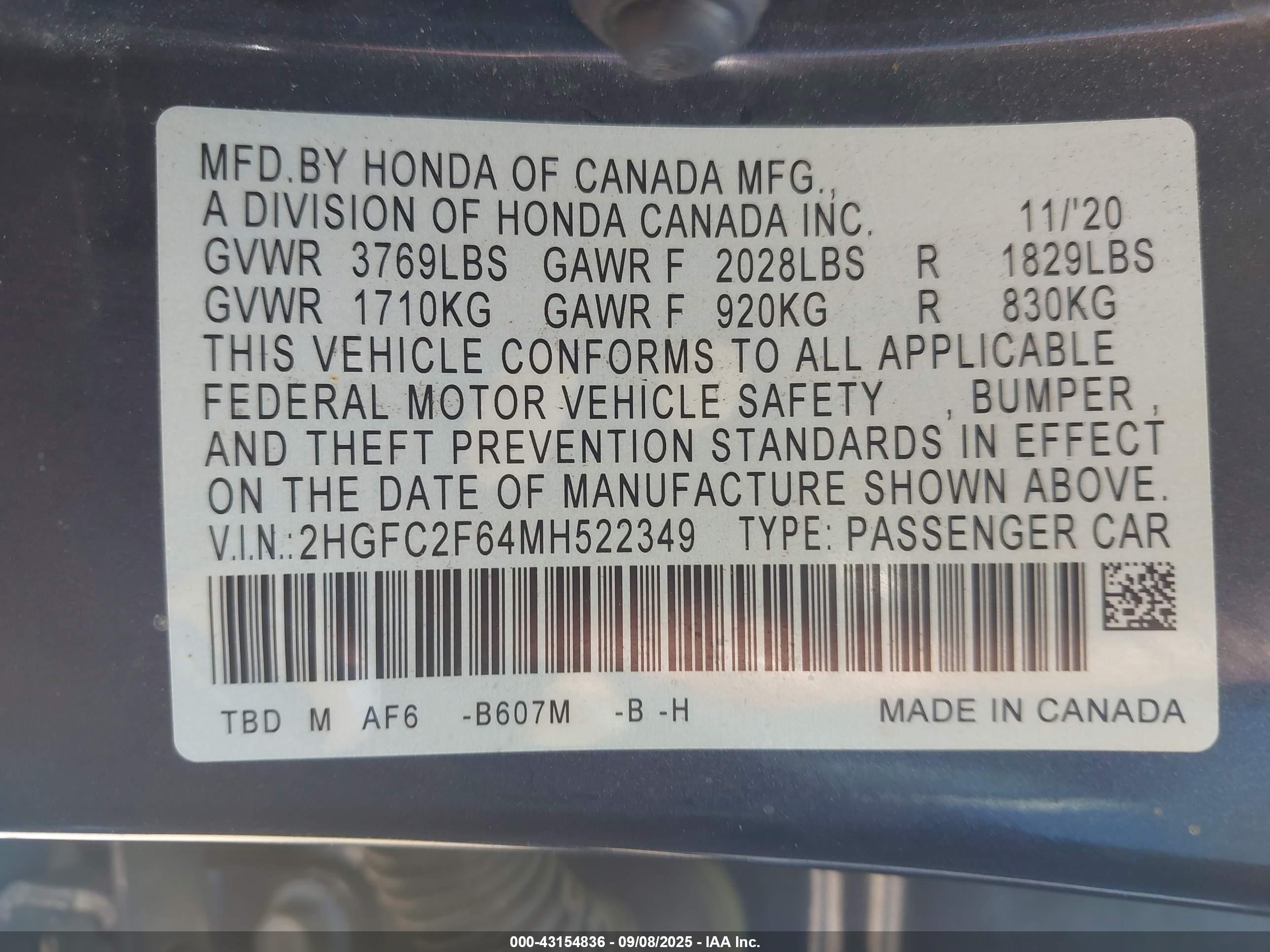 HONDA CIVIC image 9