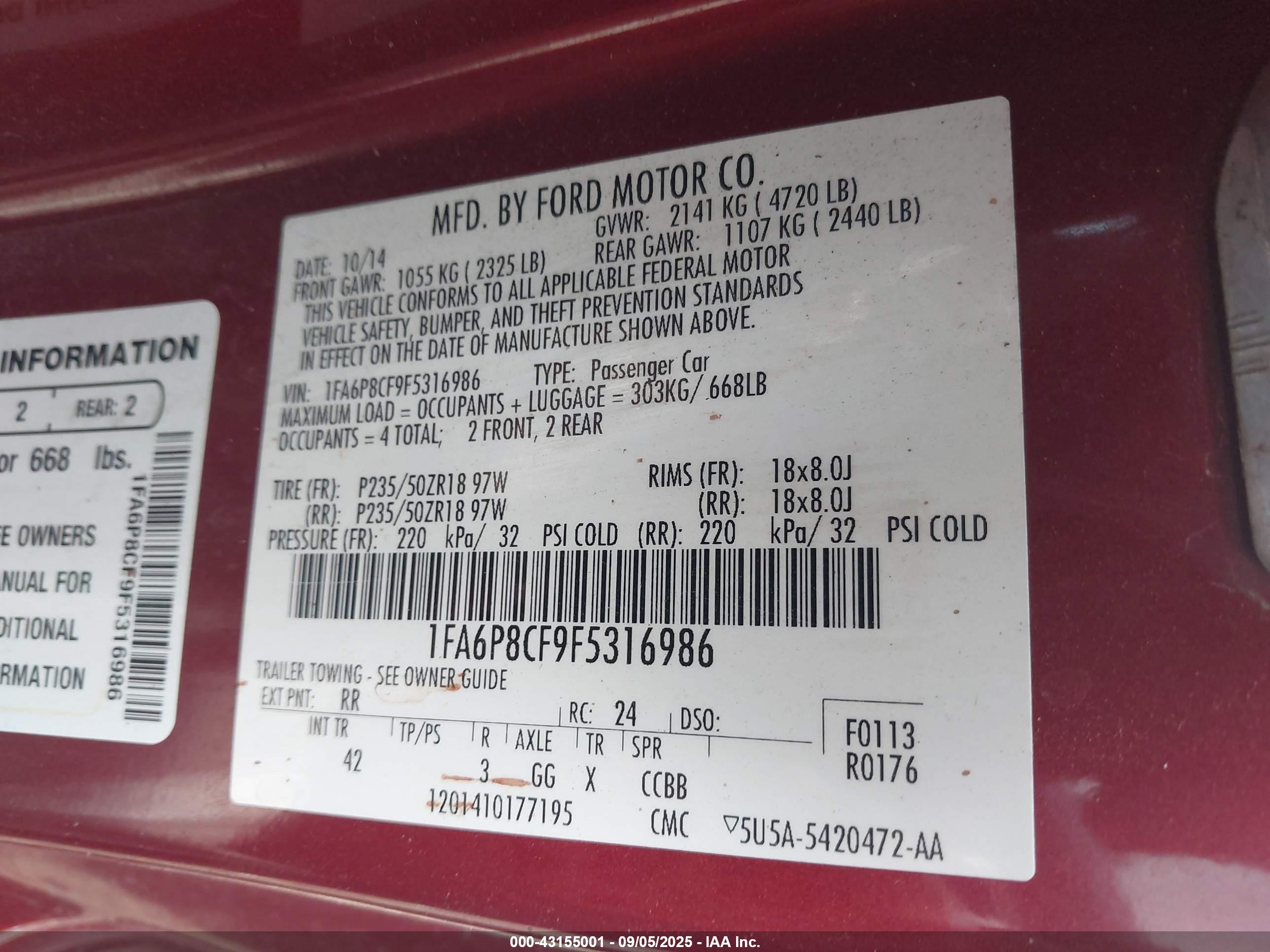 FORD MUSTANG image 9