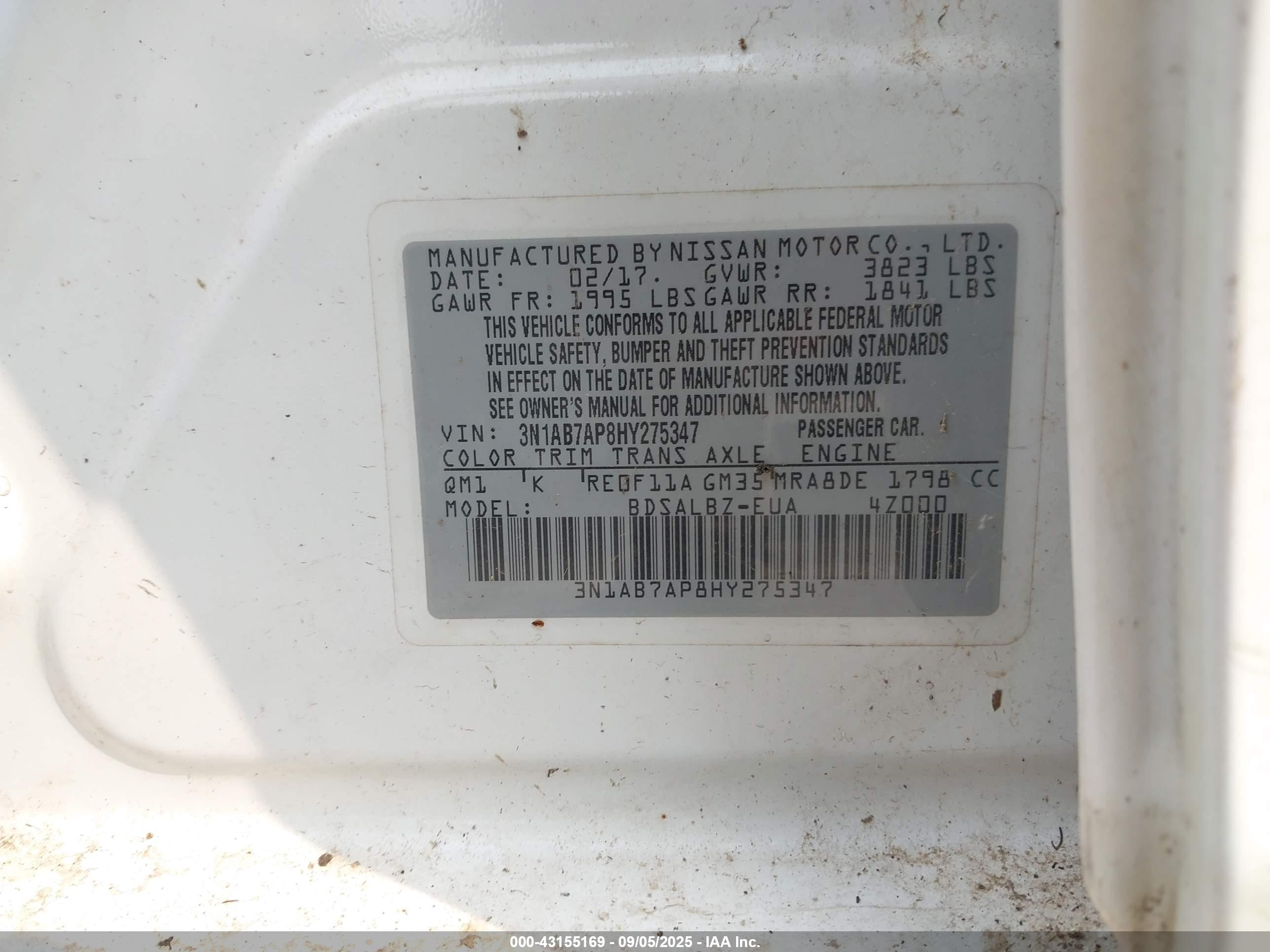 NISSAN SENTRA image 9