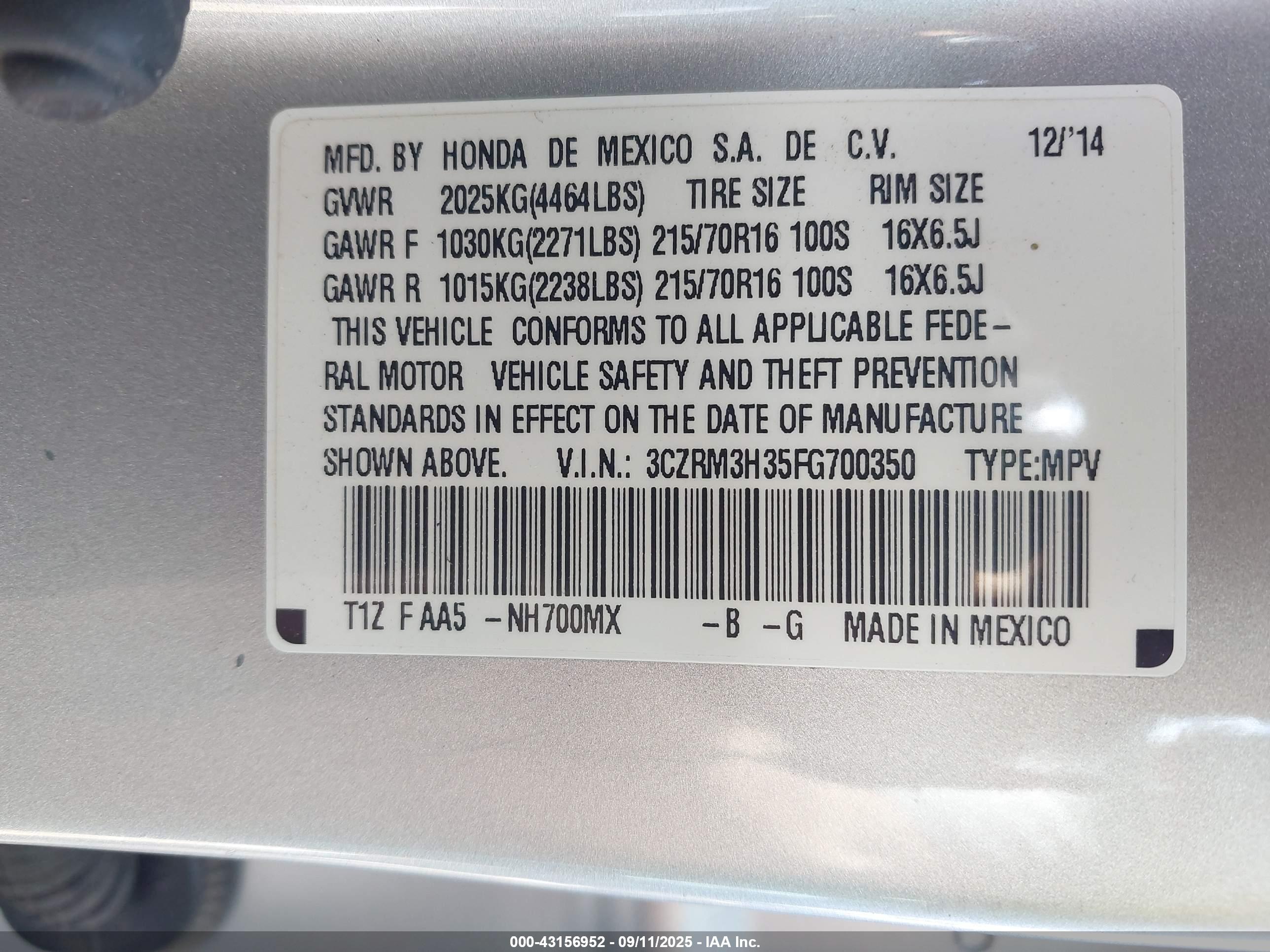 HONDA CR-V image 9