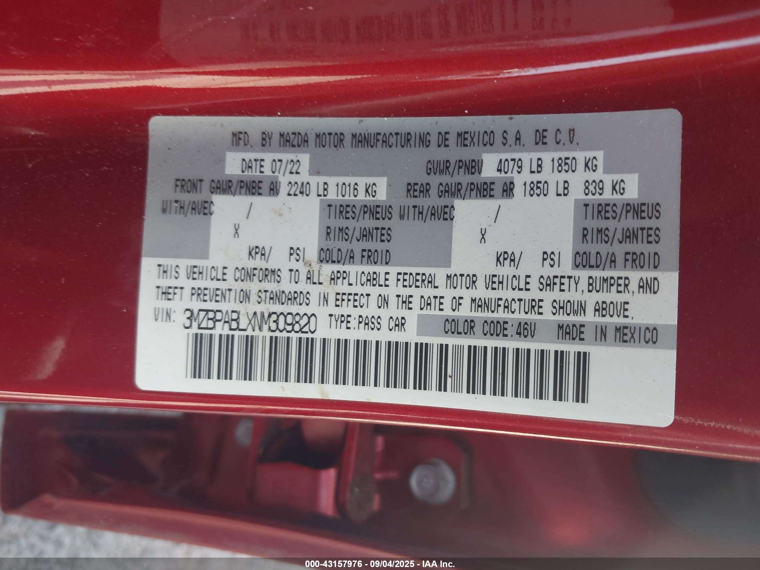 MAZDA MAZDA3 image 9