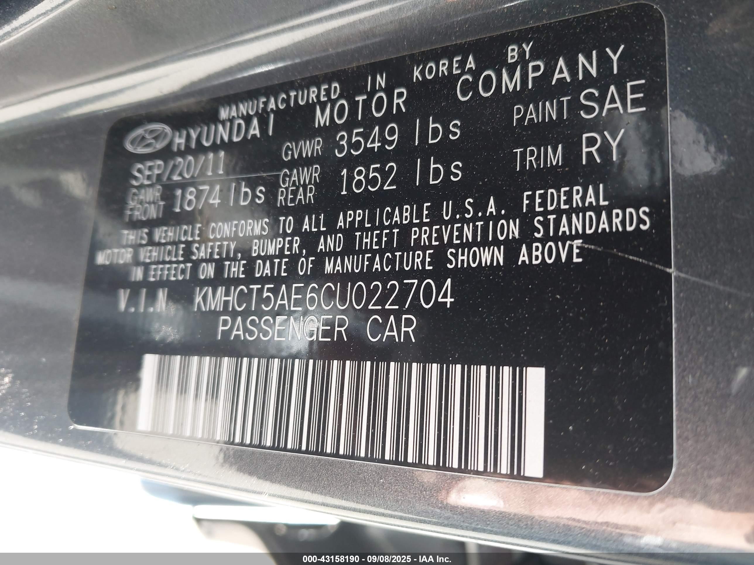 HYUNDAI ACCENT image 9