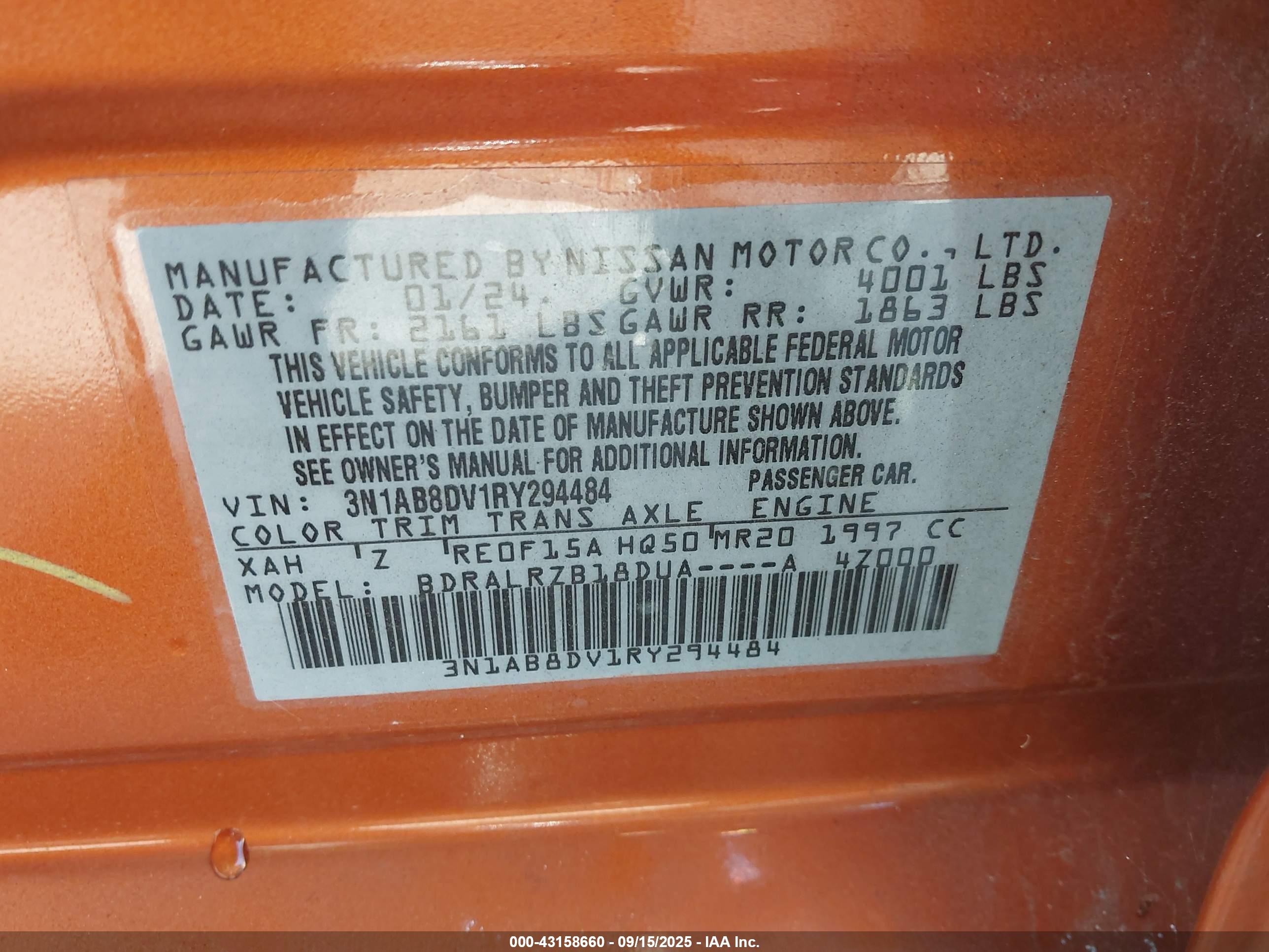 NISSAN SENTRA image 9