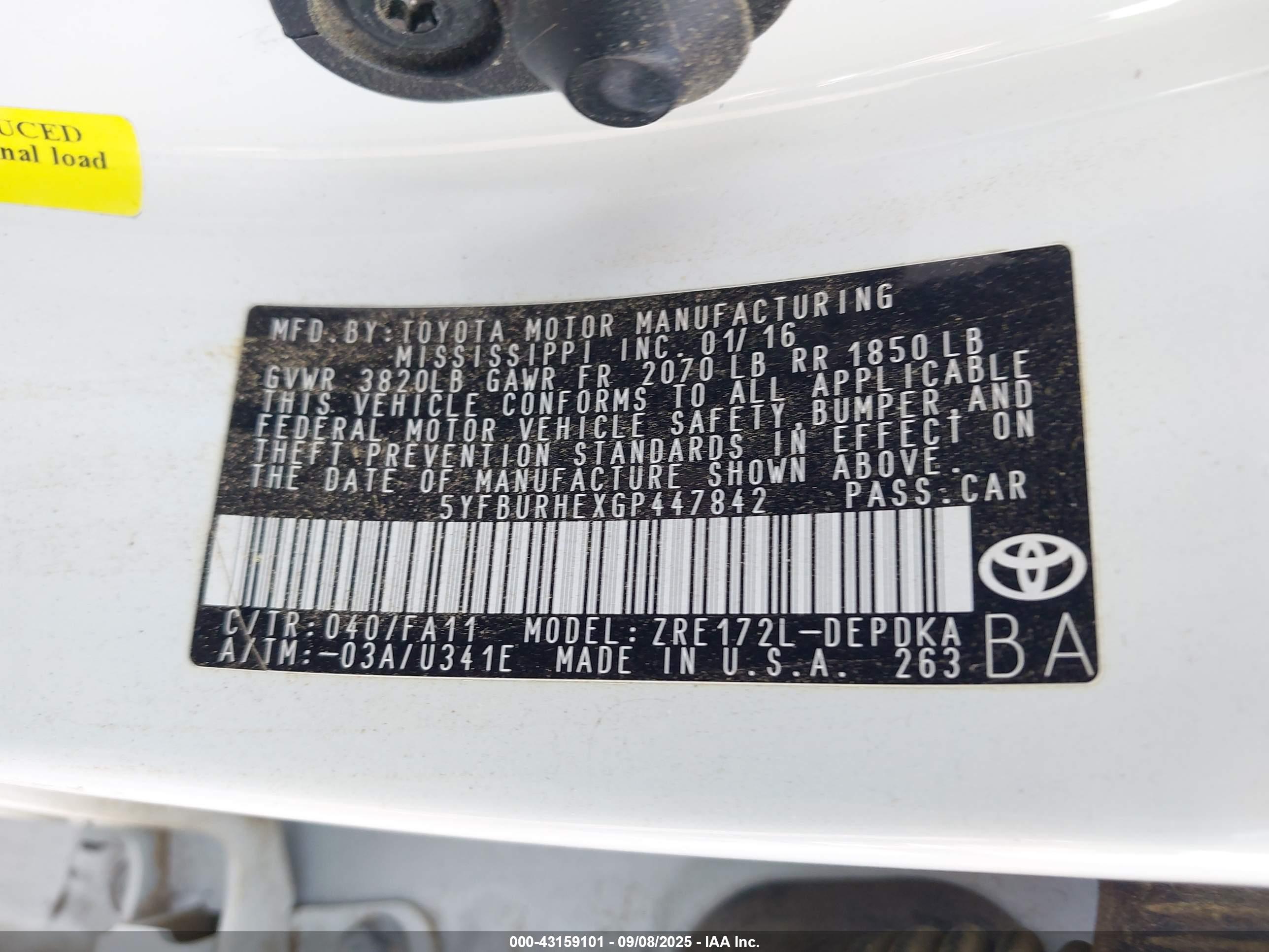 TOYOTA COROLLA image 9