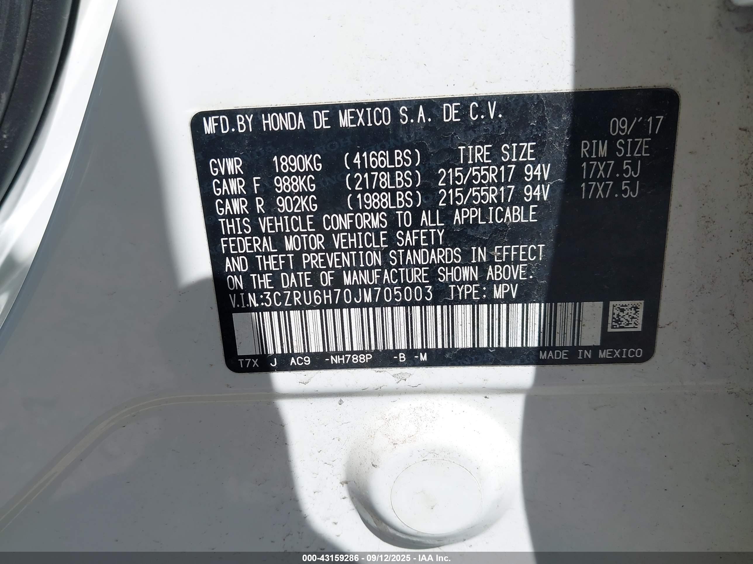 HONDA HR-V image 9
