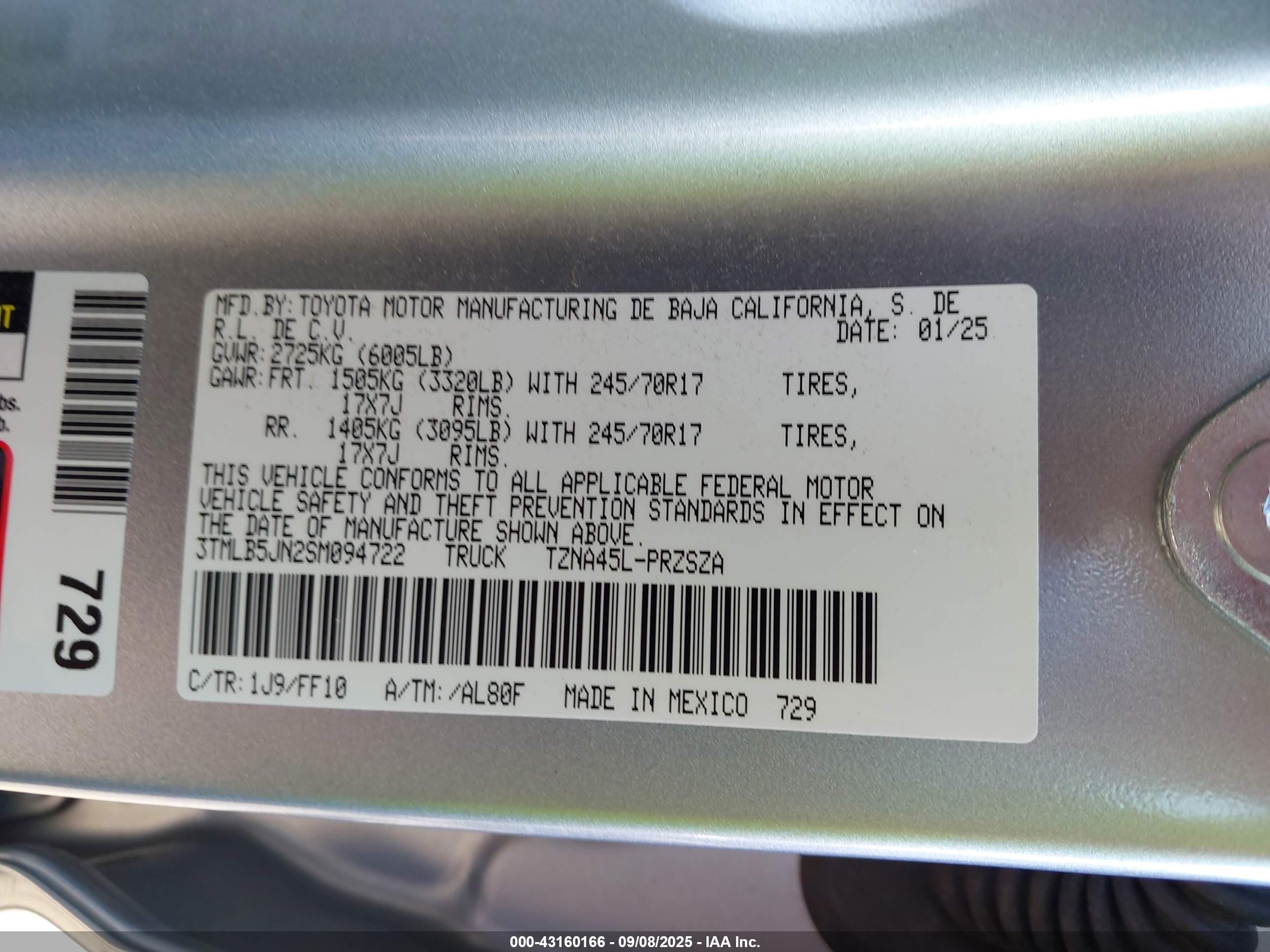 TOYOTA TACOMA image 9