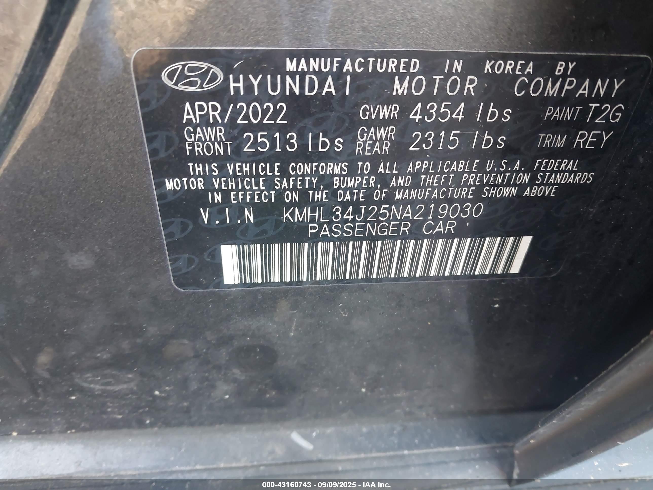 HYUNDAI SONATA image 9