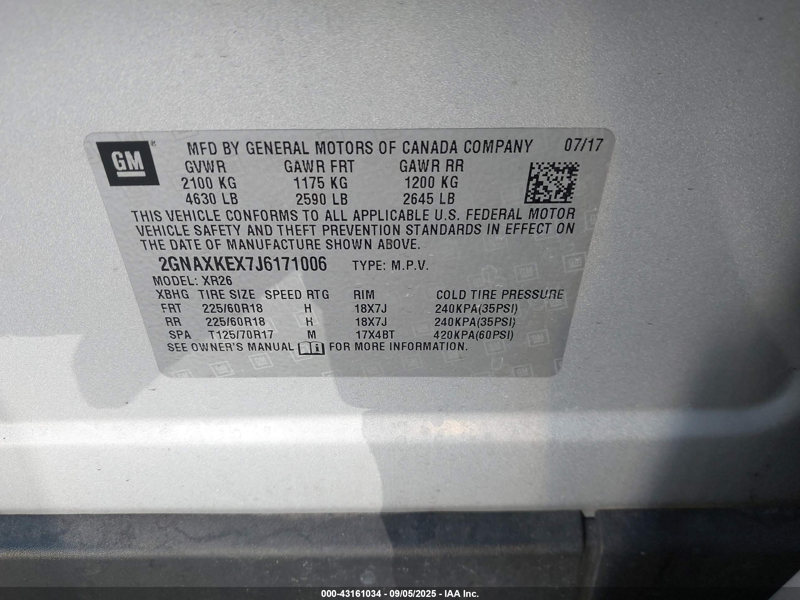 CHEVROLET EQUINOX image 9