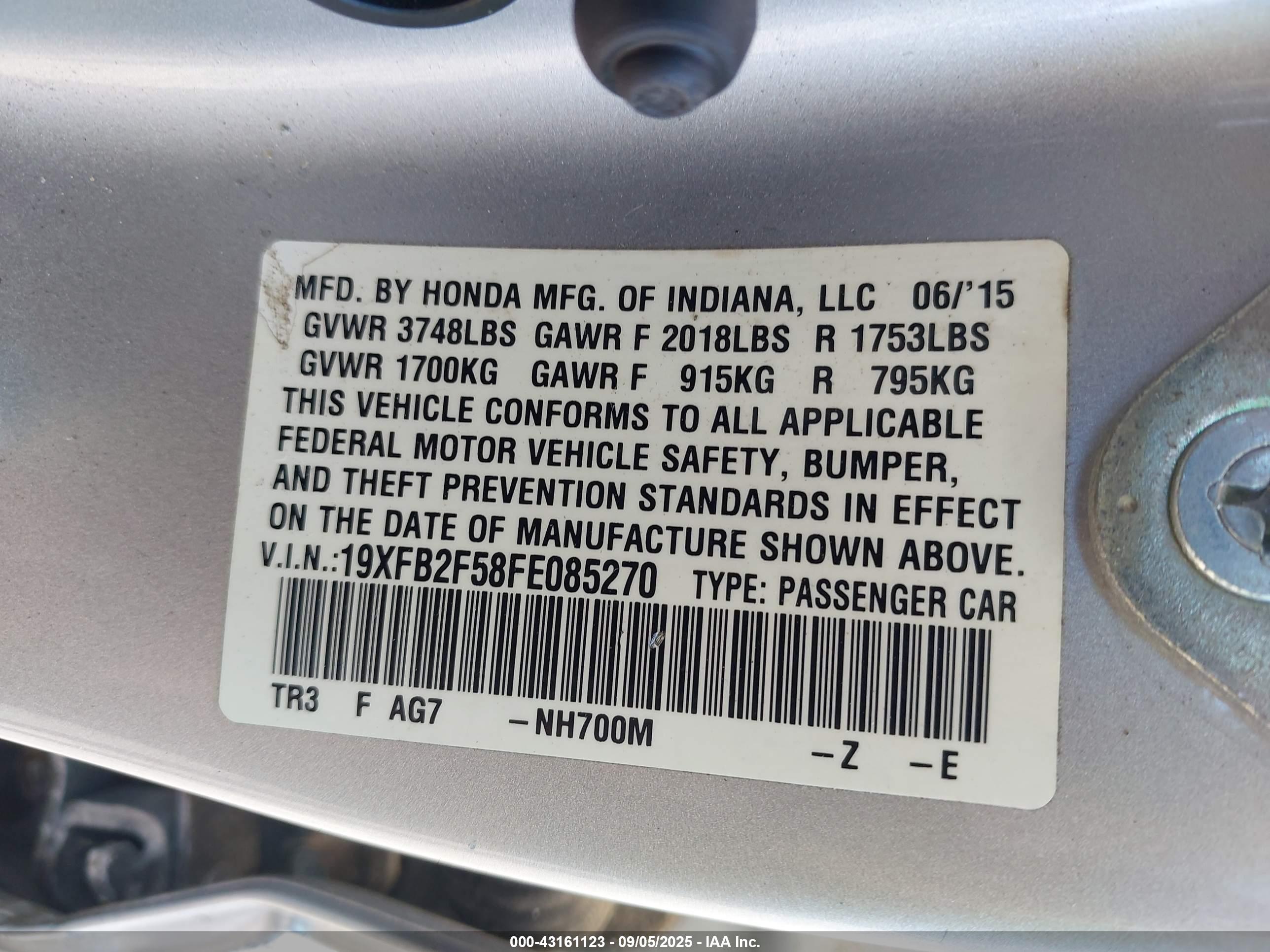 HONDA CIVIC image 9