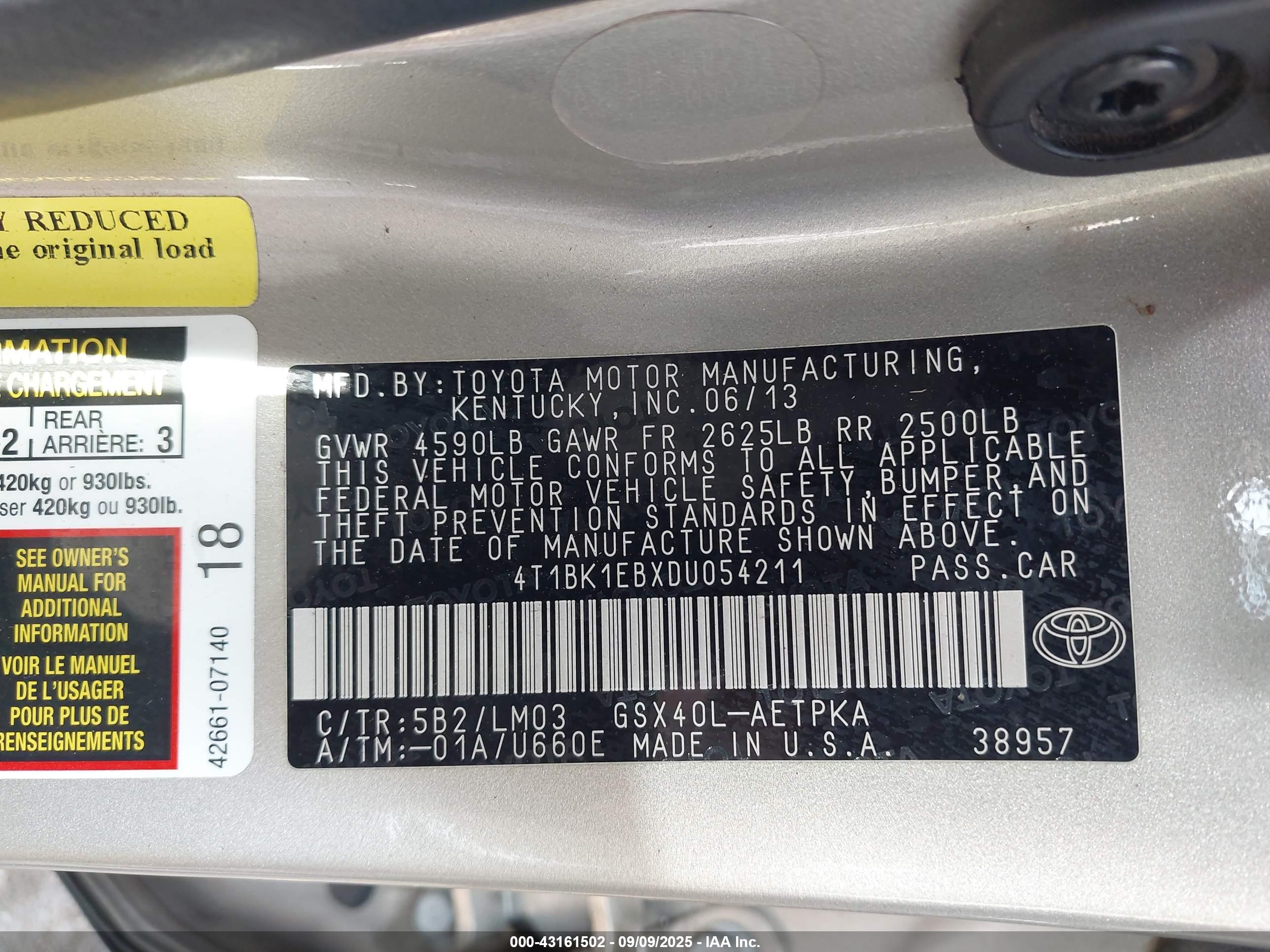 TOYOTA AVALON image 9