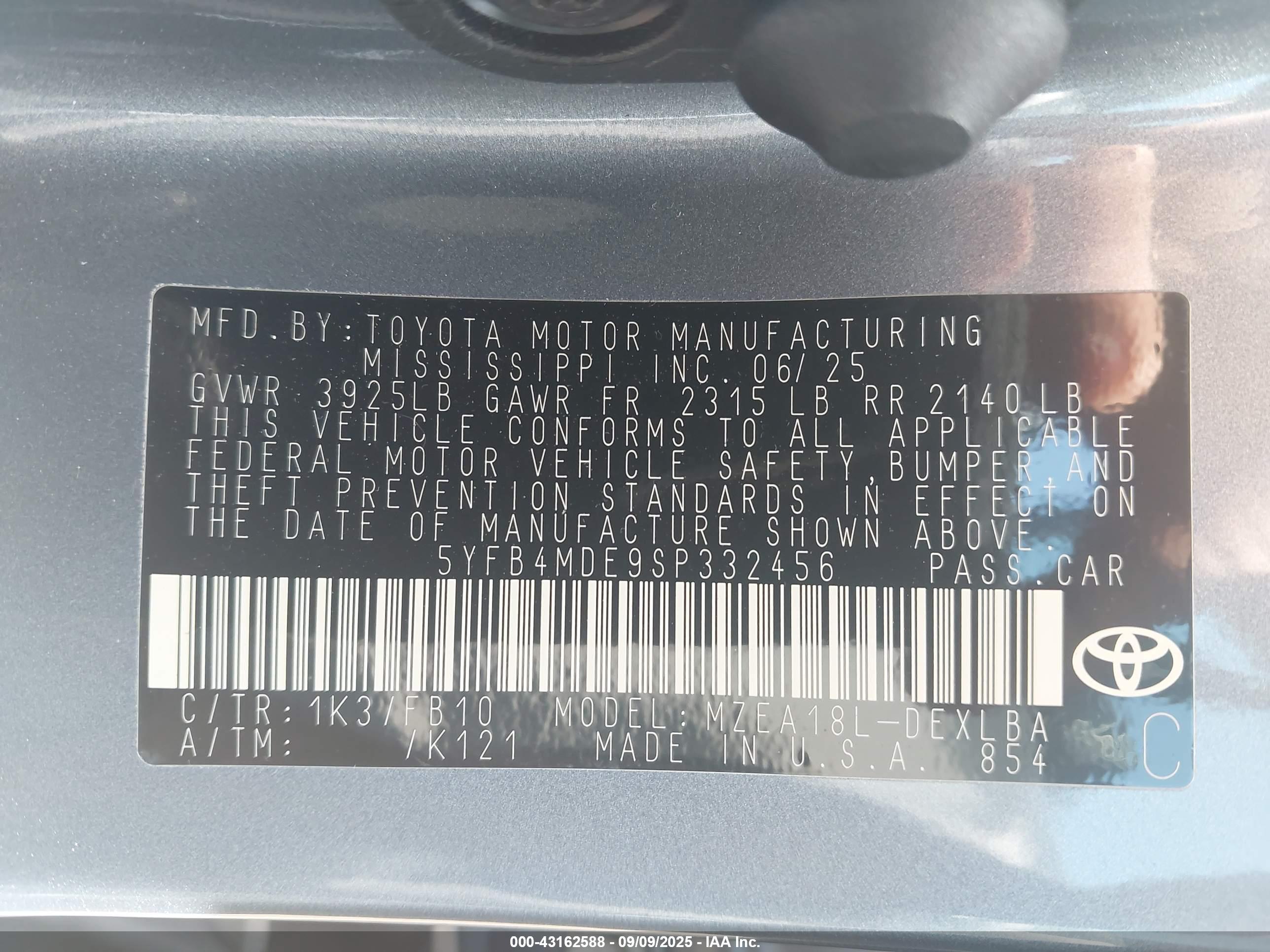 TOYOTA COROLLA image 9