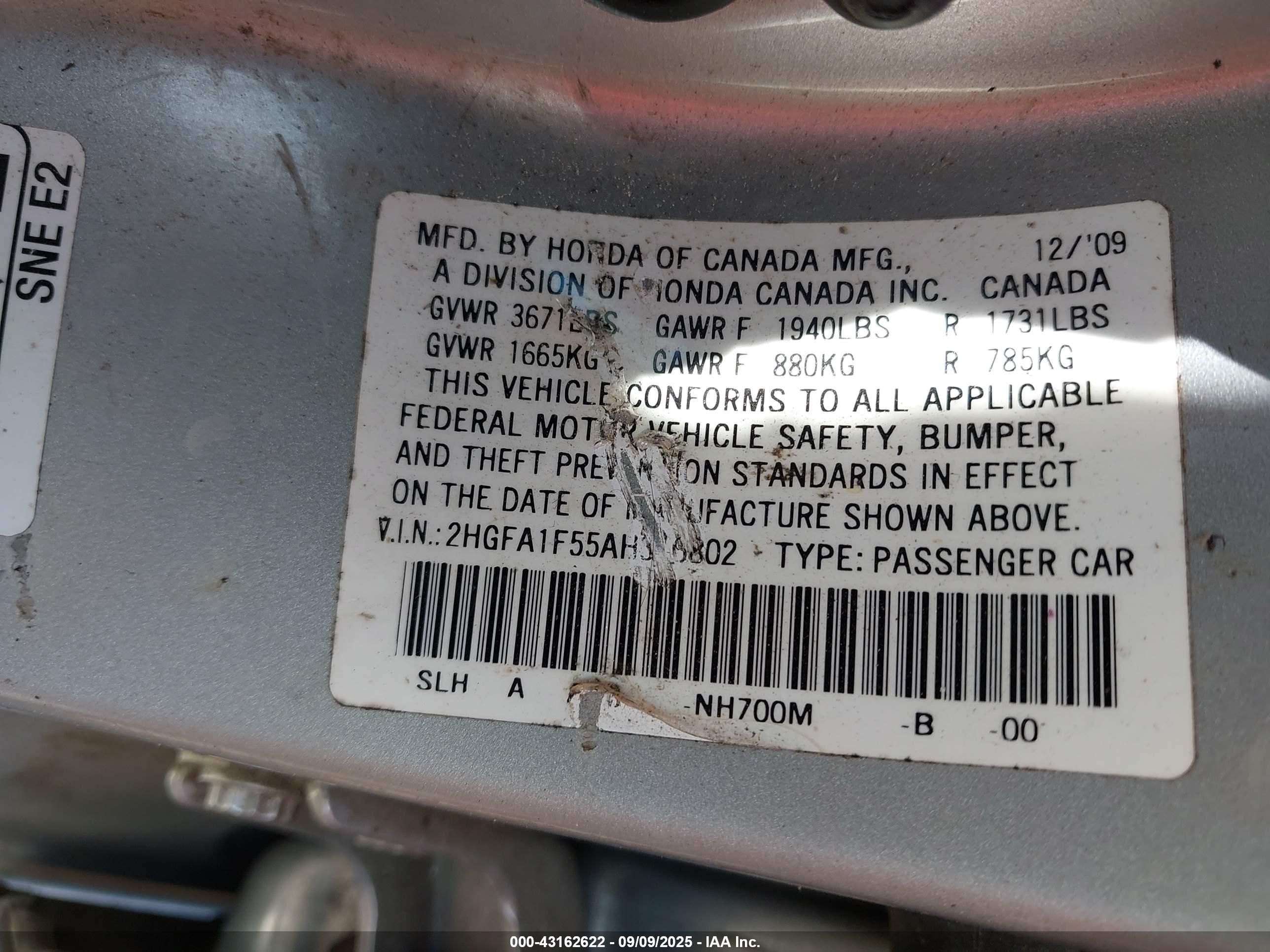 HONDA CIVIC image 9