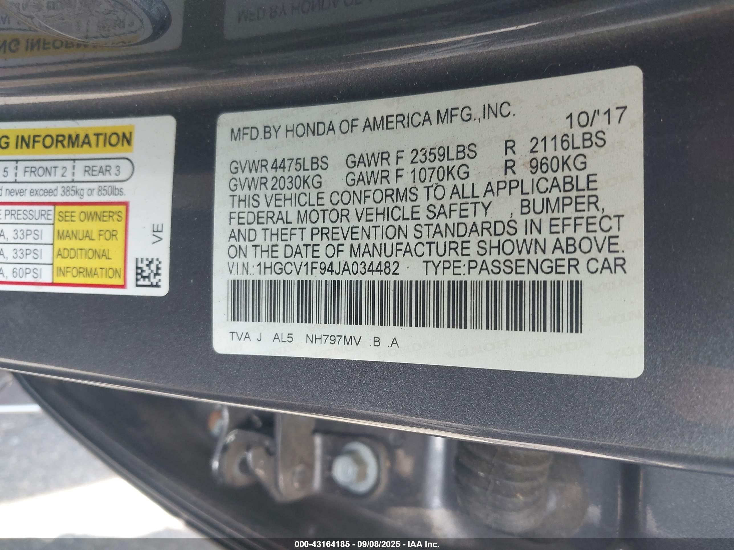 HONDA ACCORD image 9