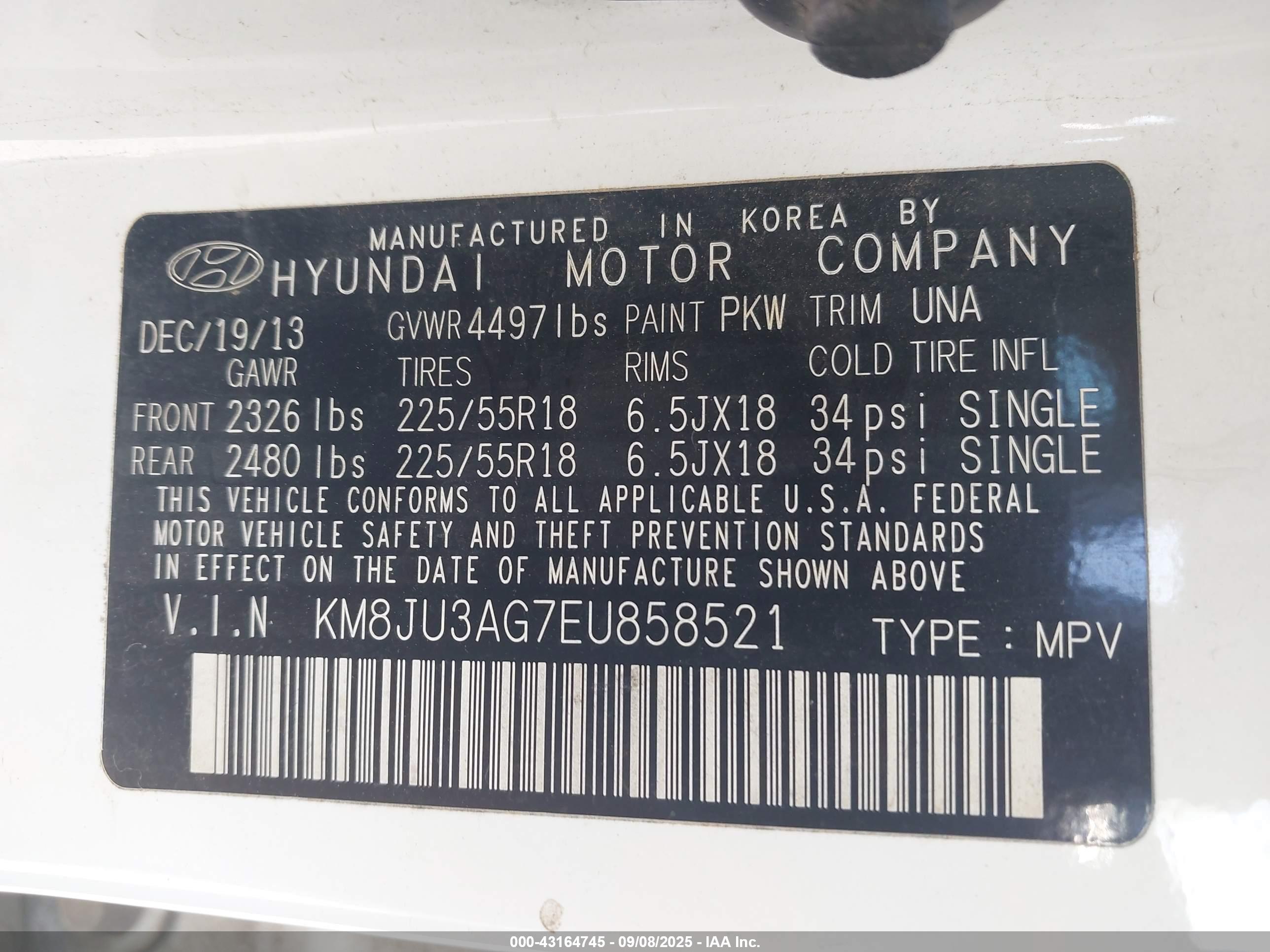 HYUNDAI TUCSON image 9