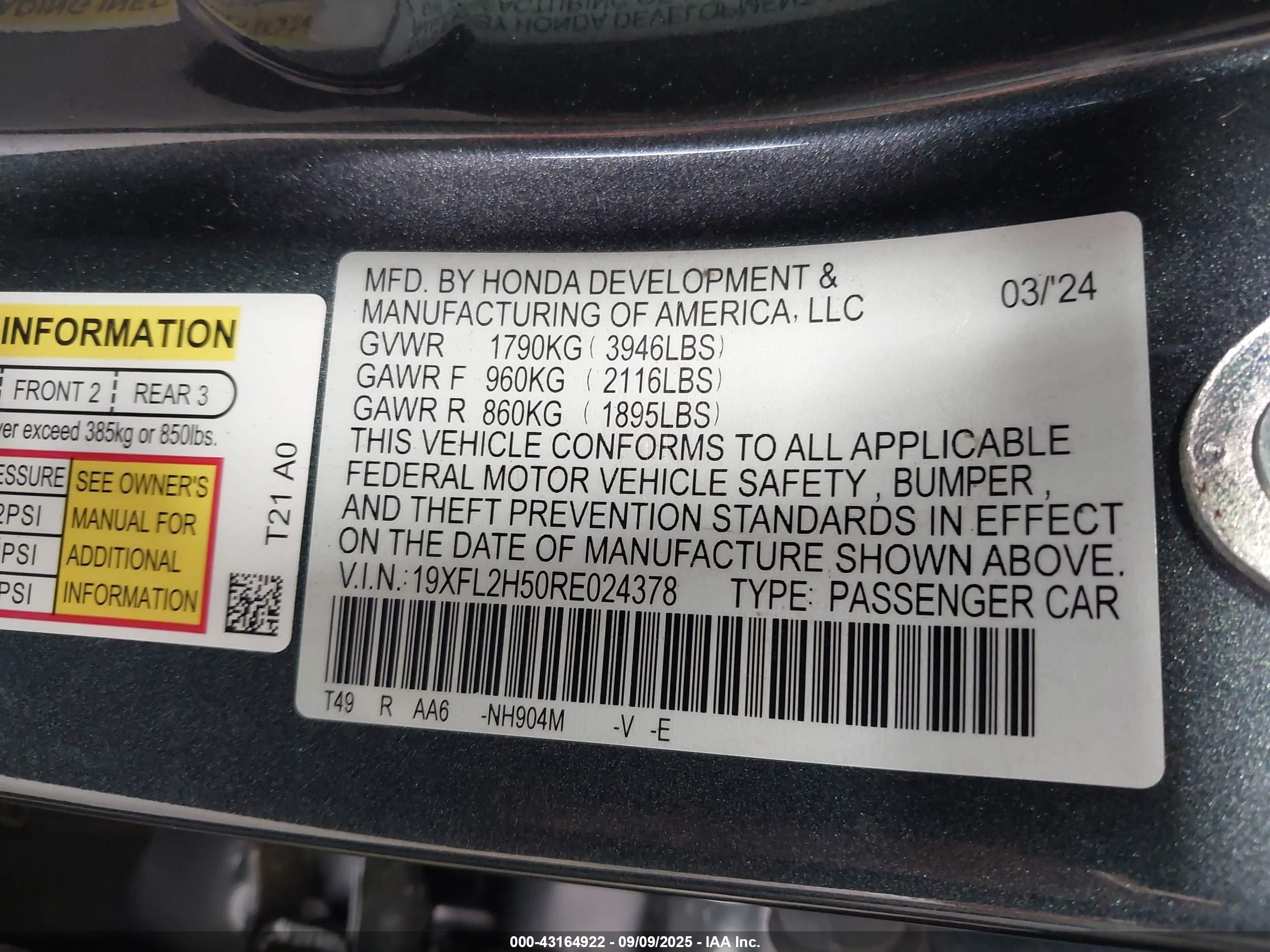 HONDA CIVIC image 9