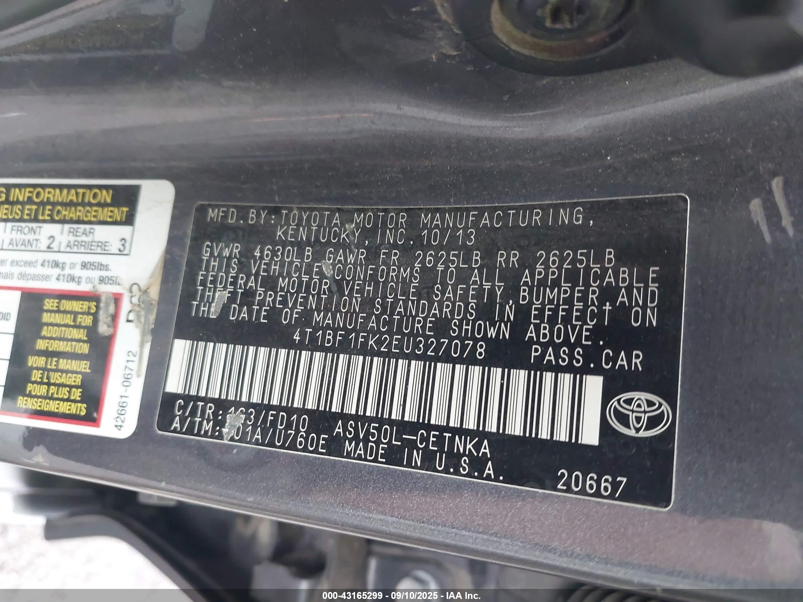 TOYOTA CAMRY image 9