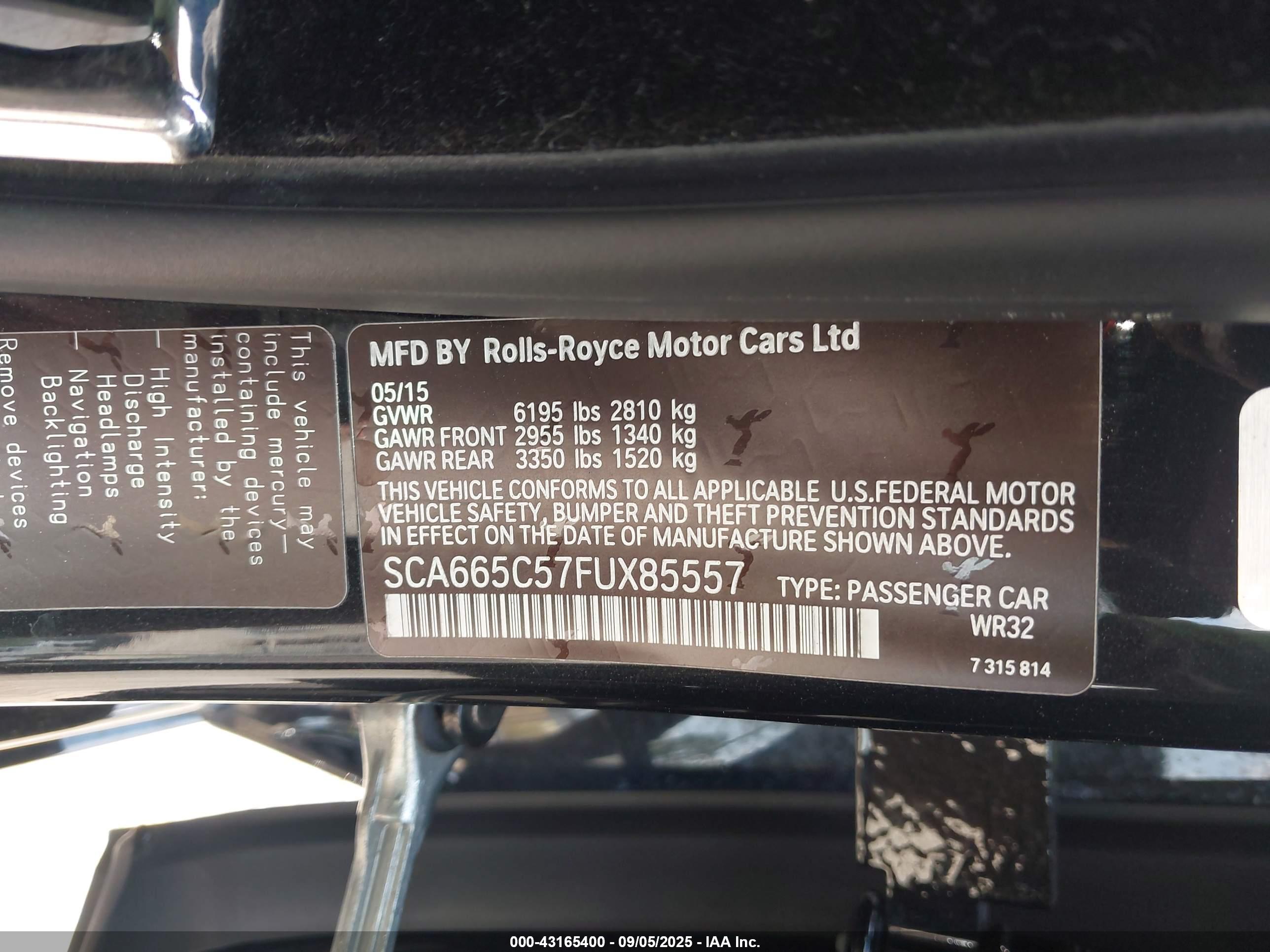 ROLLS-ROYCE WRAITH image 9