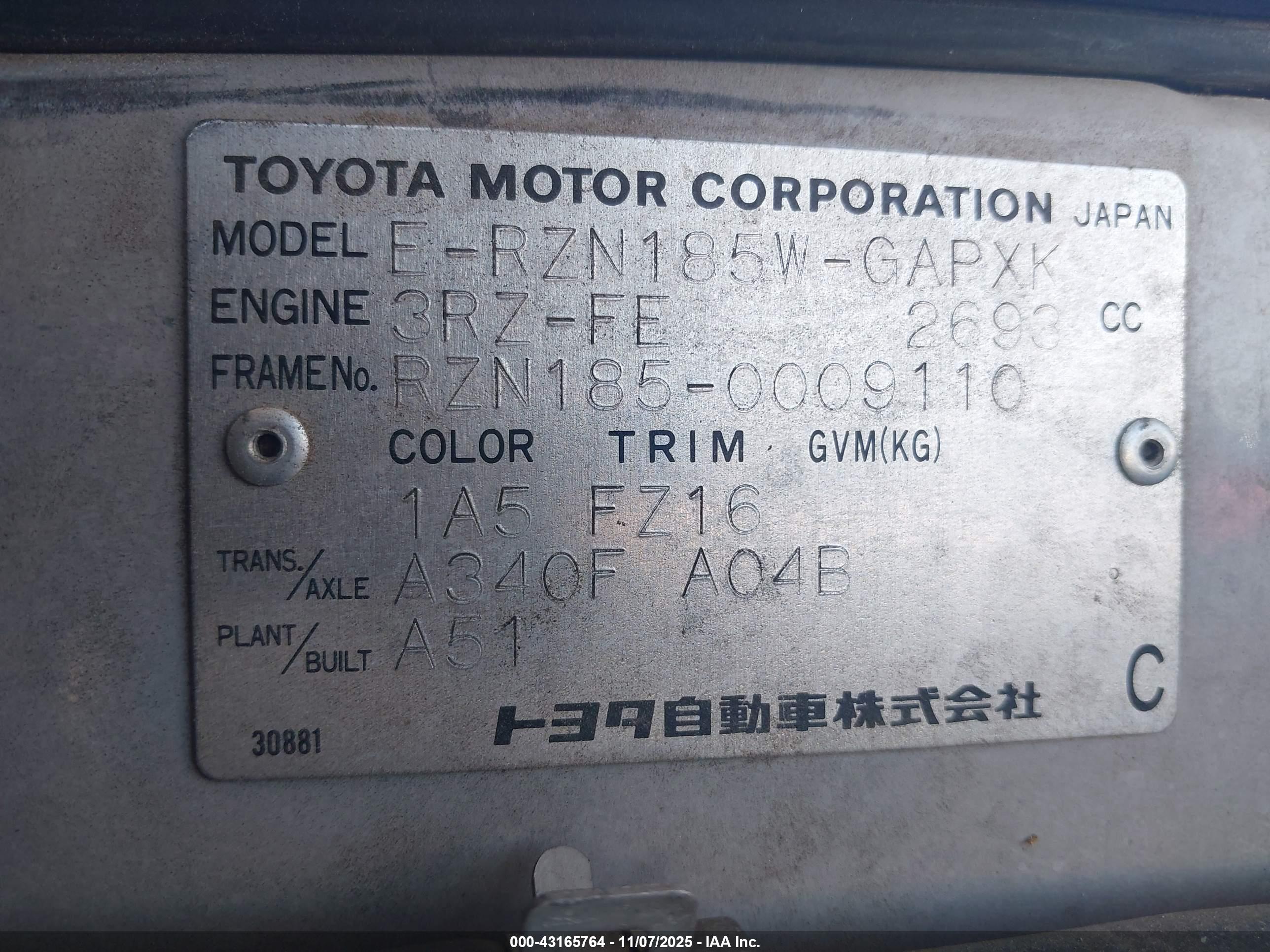 TOYOTA 4RUNNER image 9