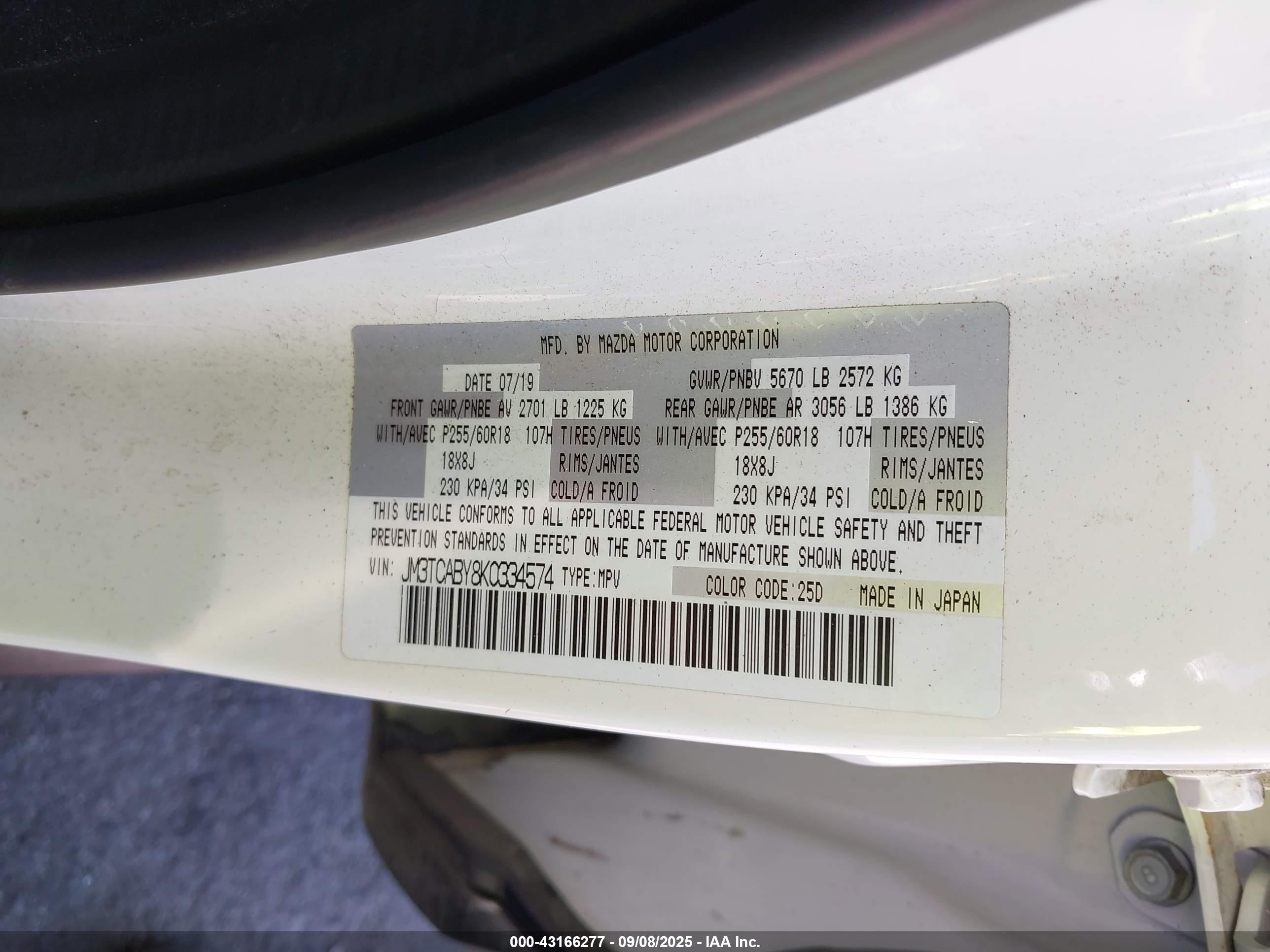 MAZDA CX-9 image 9