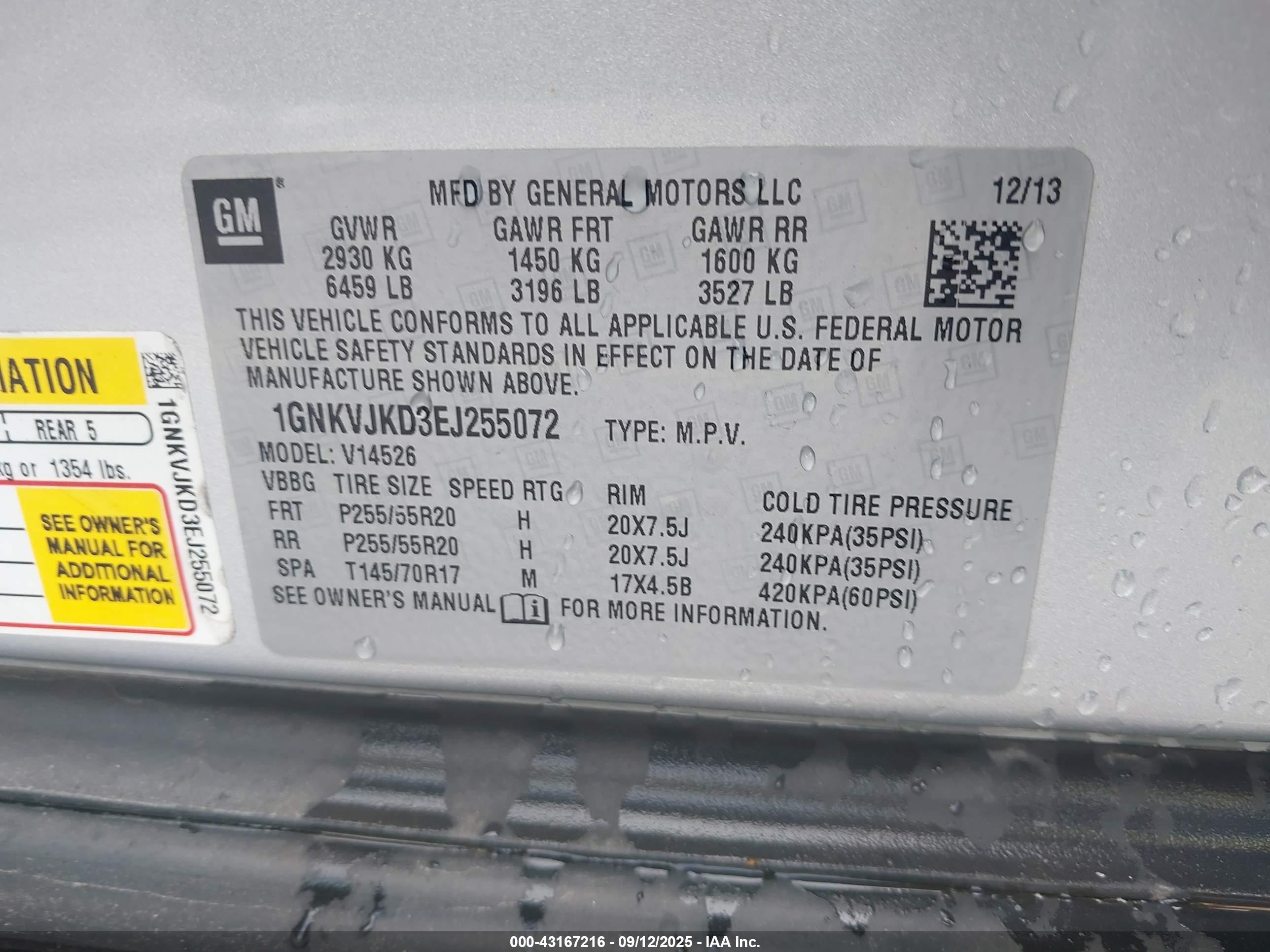 CHEVROLET TRAVERSE image 9