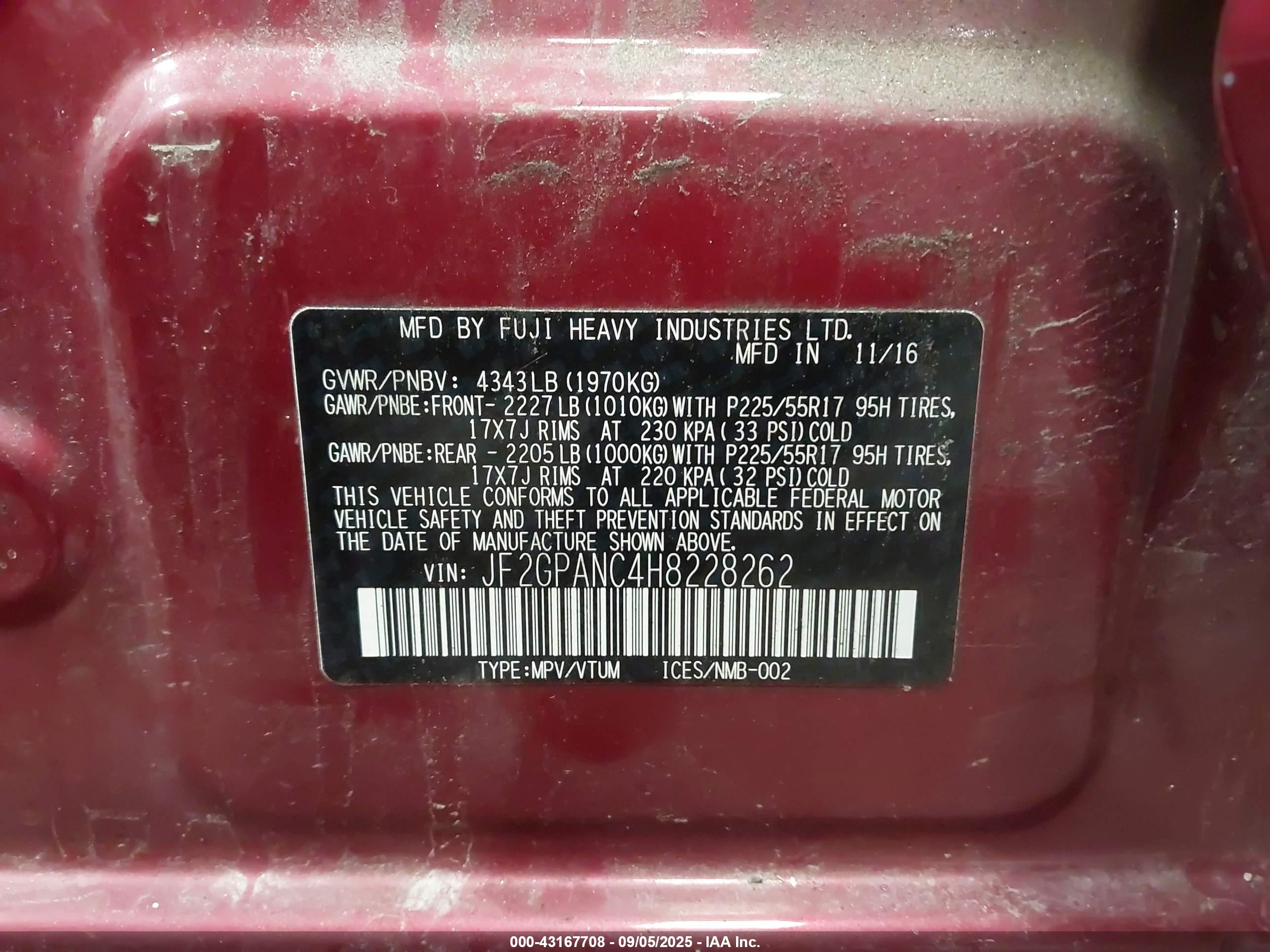 SUBARU CROSSTREK image 9