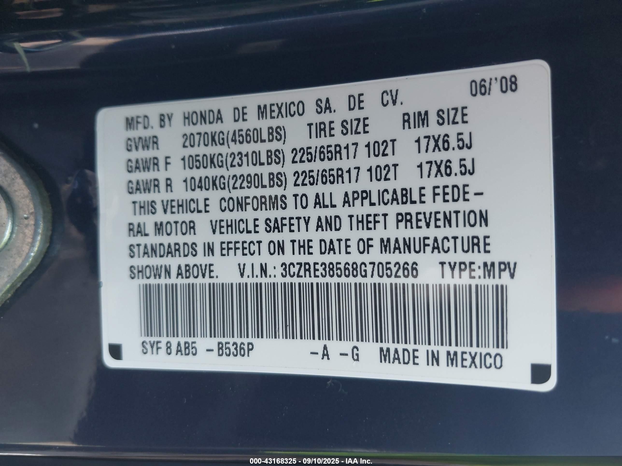 HONDA CR-V image 9