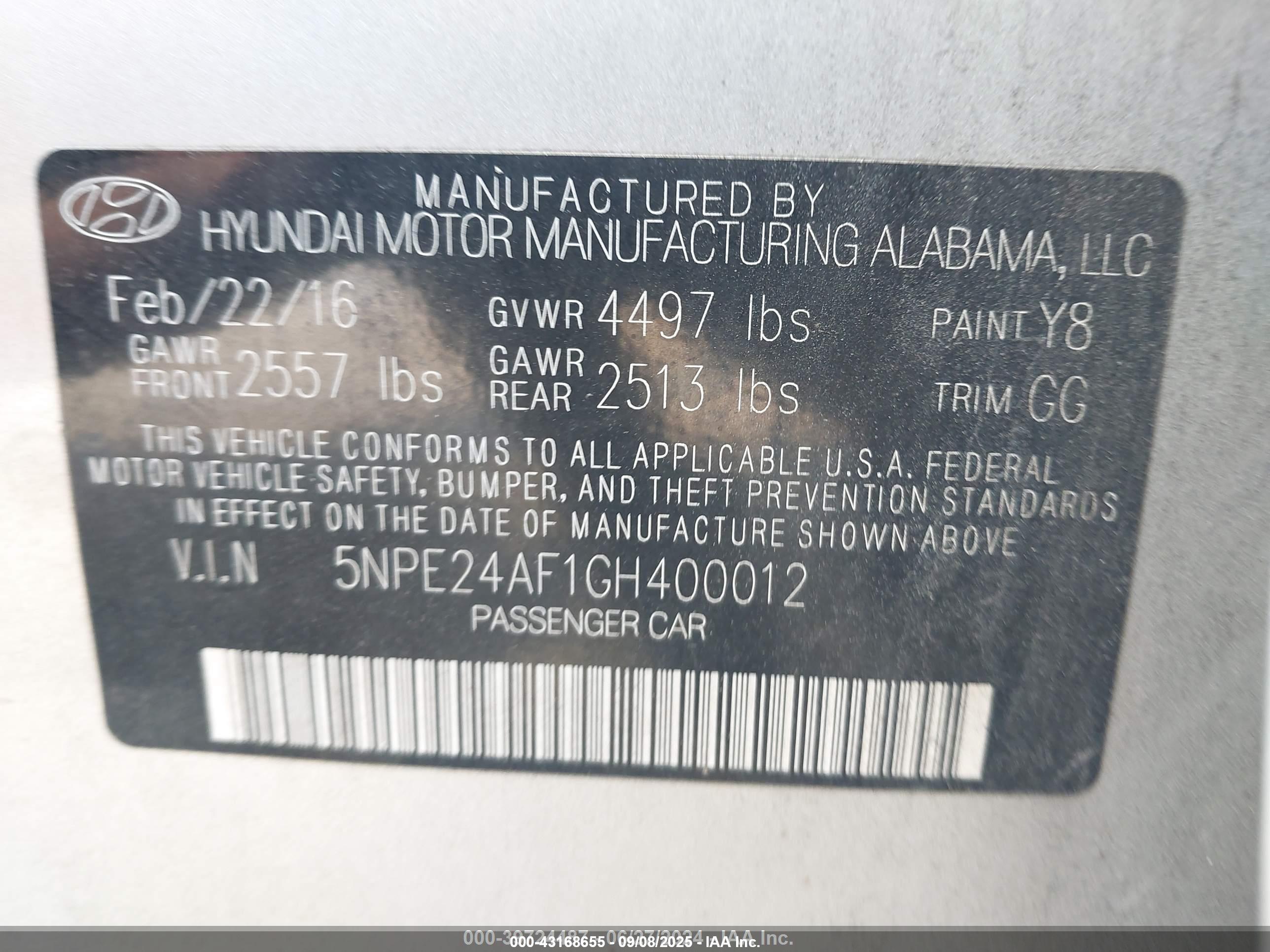 HYUNDAI SONATA image 9