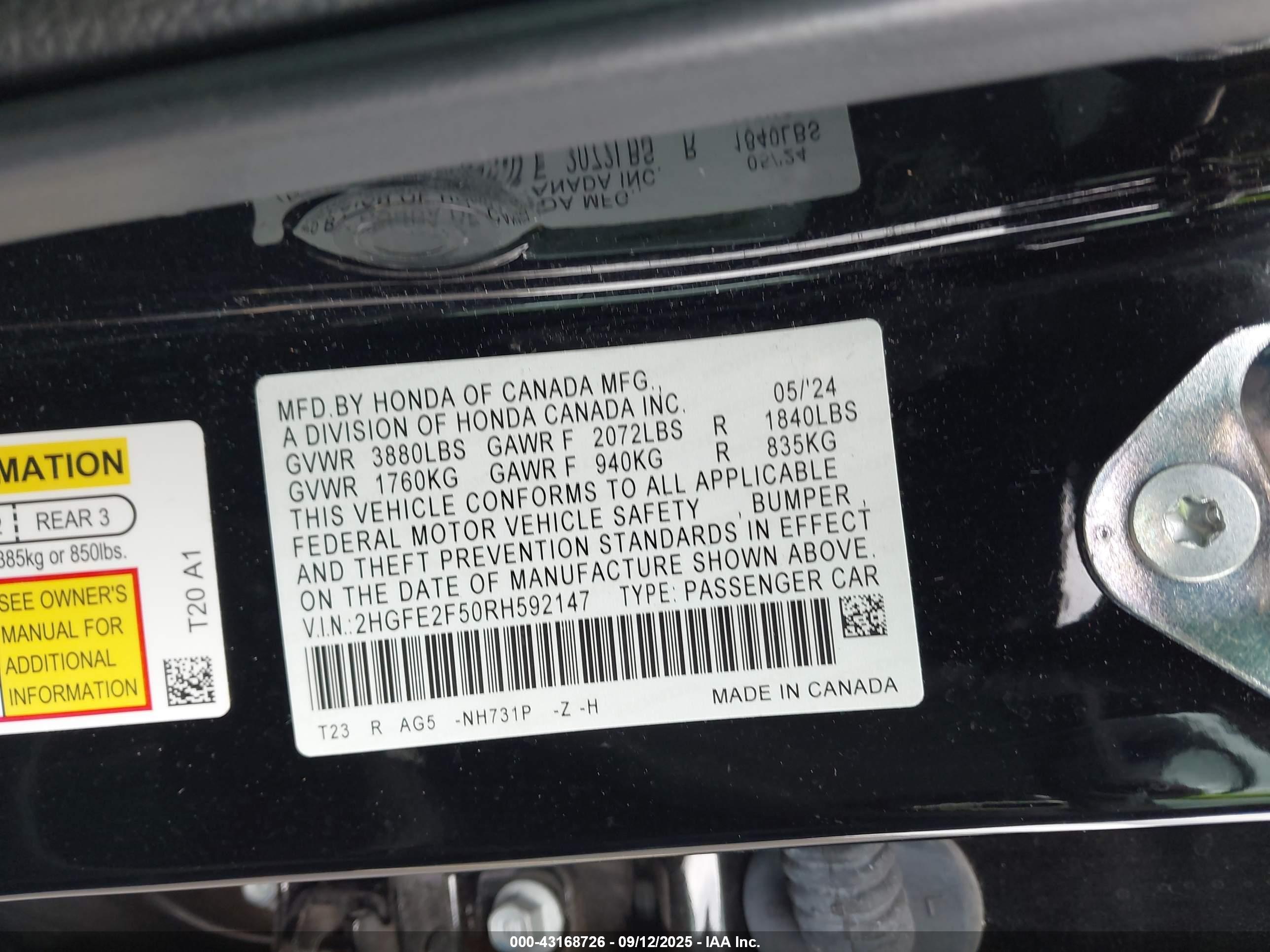 HONDA CIVIC image 9